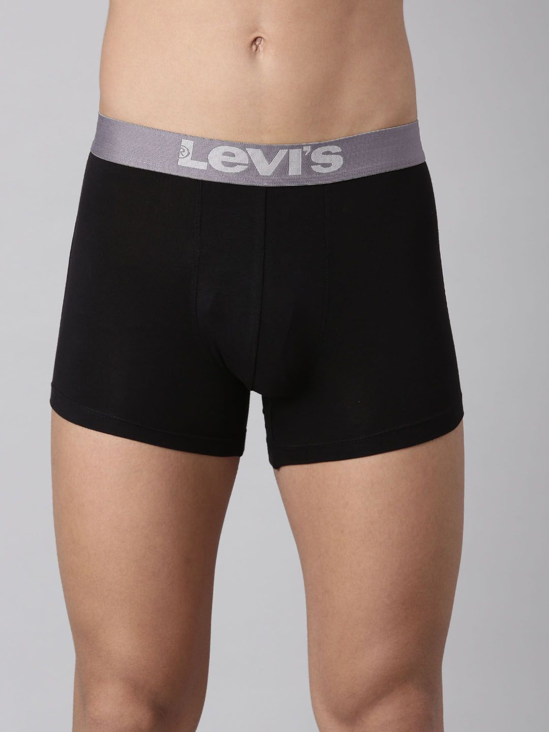

Levis Men Solid Tencel Supima Cotton with Smoothness Waistband Trunk -SUV003, Black