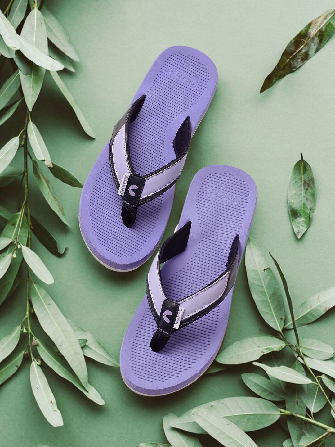 

CHUPPS Men Thong Flip-Flops, Purple