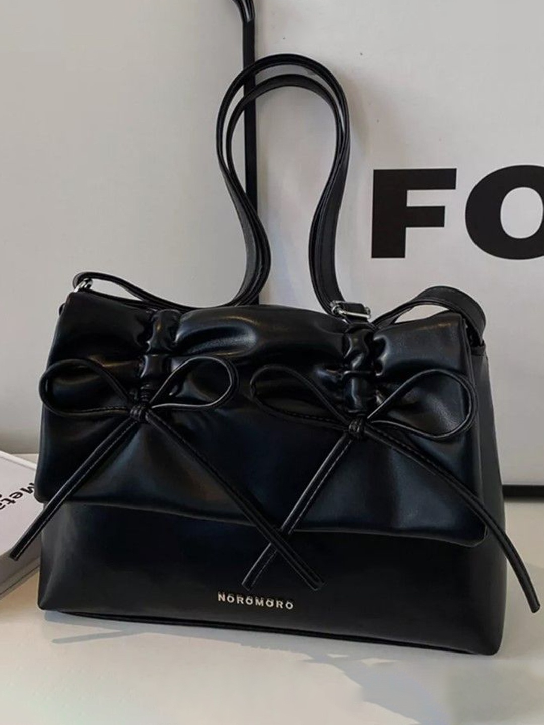 

StyleCast Black Structured Shoulder Bag