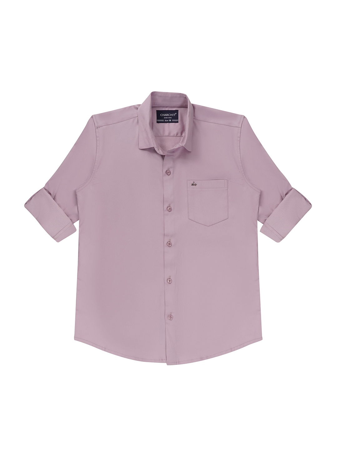 

CHARCHIT Boys Comfort Opaque Casual Shirt, Pink