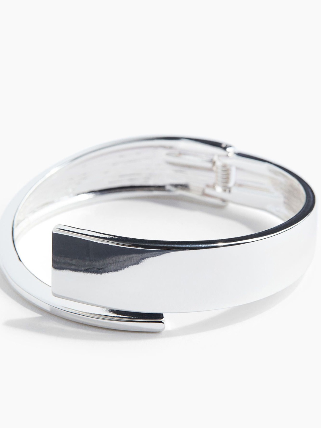 

H&M Hinged Cuff Bracelet, Silver