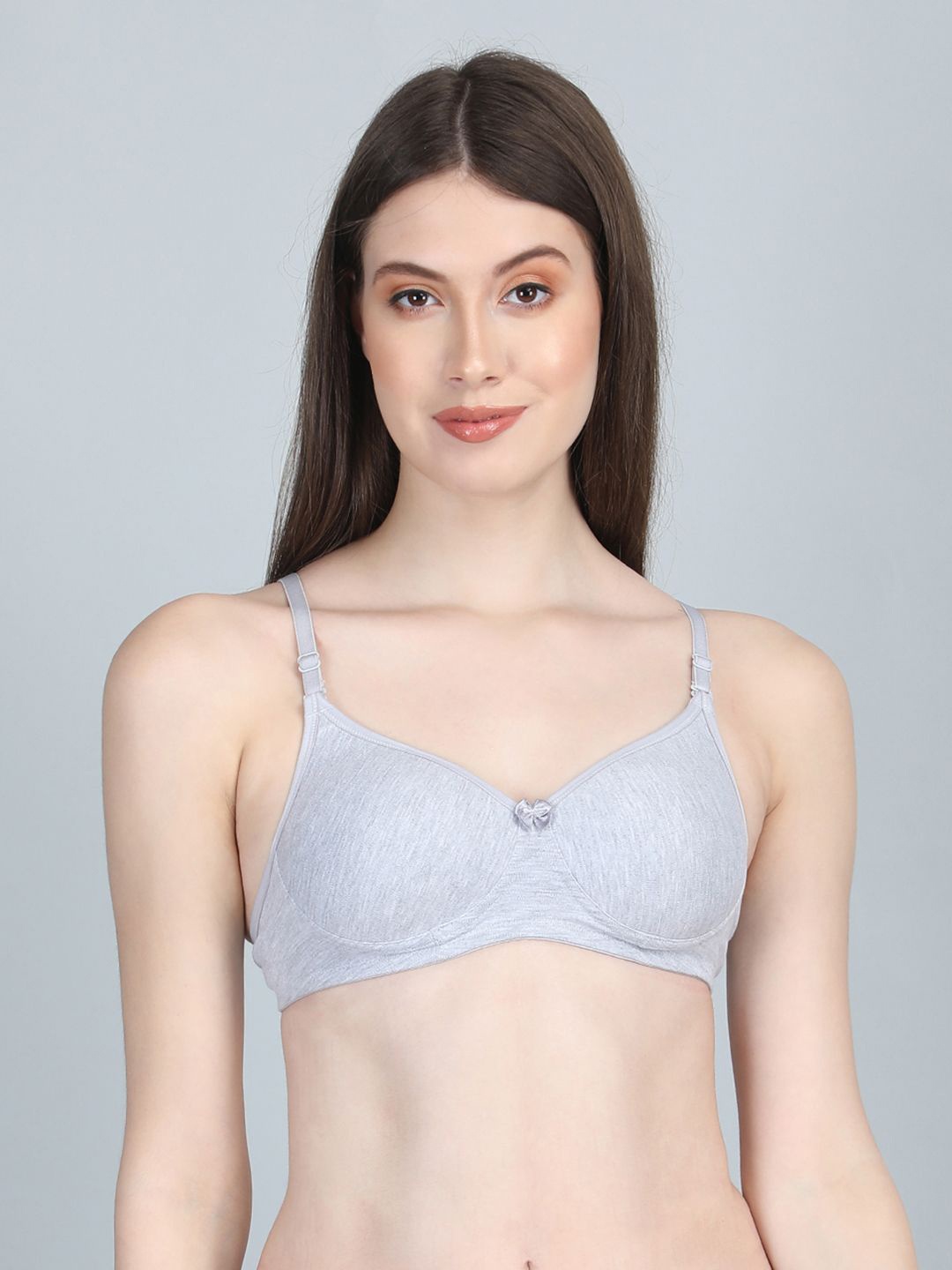 

FiveFlag Full Coverage Lightly Padded T-shirt Bra, Grey