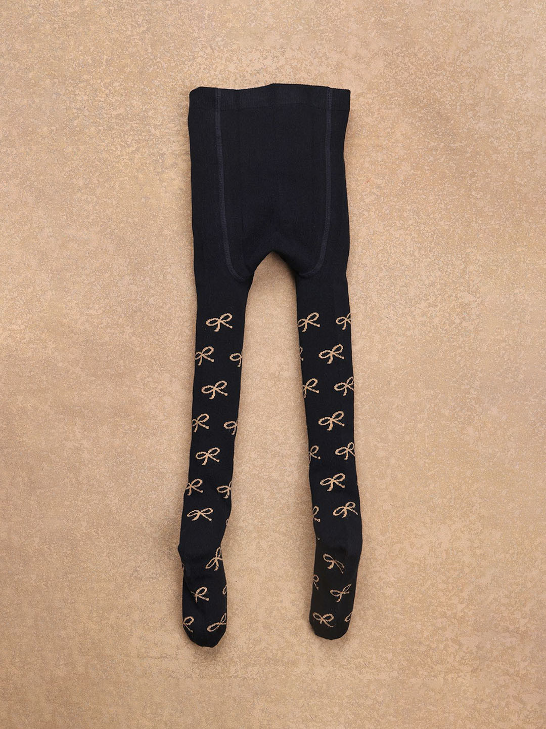 

One Friday Girls Printed Stockings, Navy blue