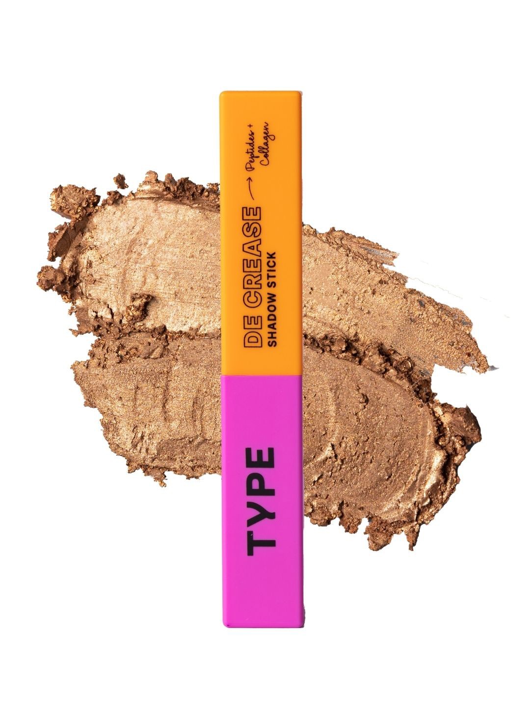 

TYPE BEAUTY INC De Crease Shadow Stick With Peptides & Collagen- 2.5 g - Champagne 709, Brown