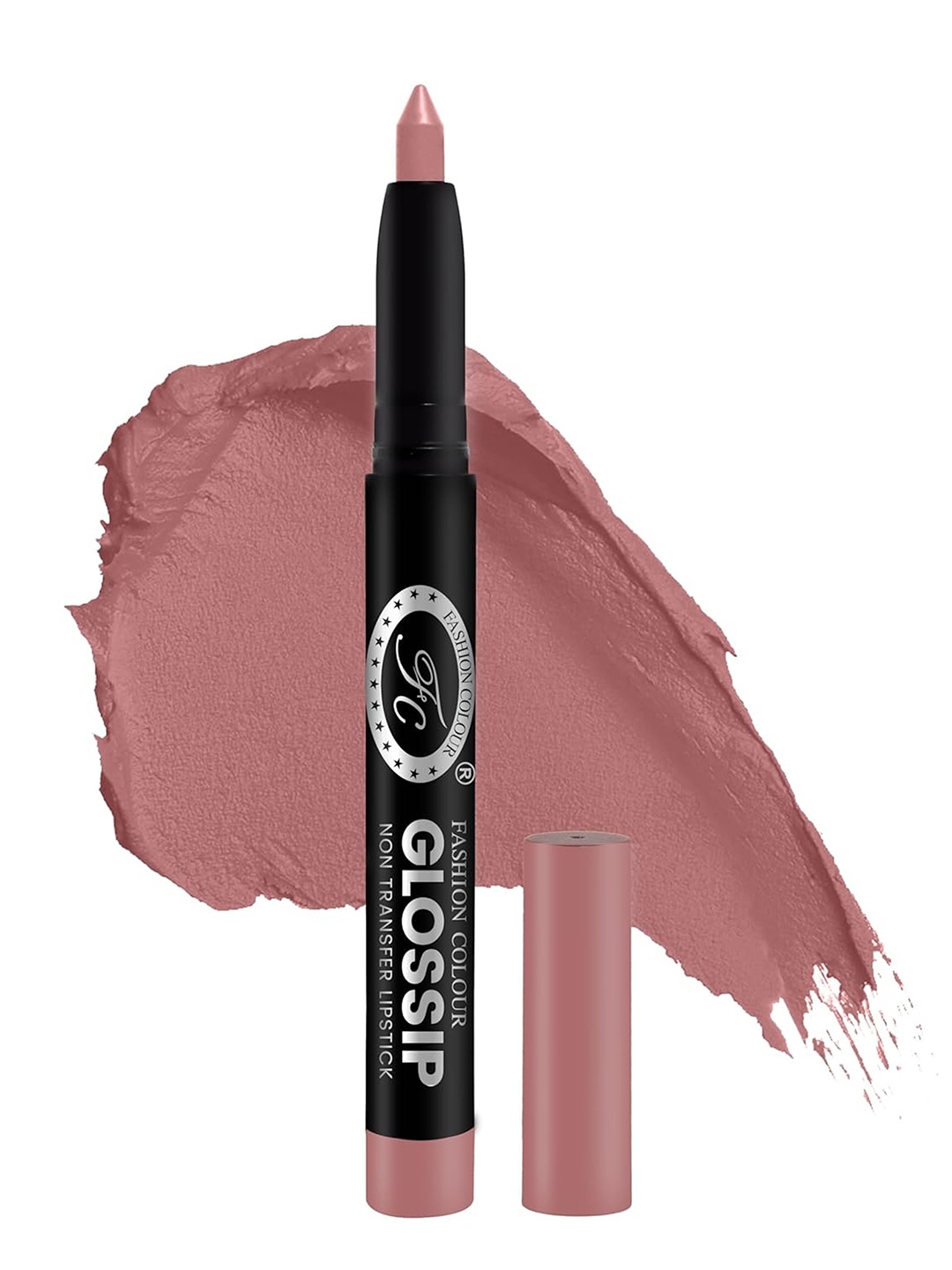 

Fashion Colour Glossip Non Transfer Matte Lip Crayon - 3 g - Pink Sugar - 807