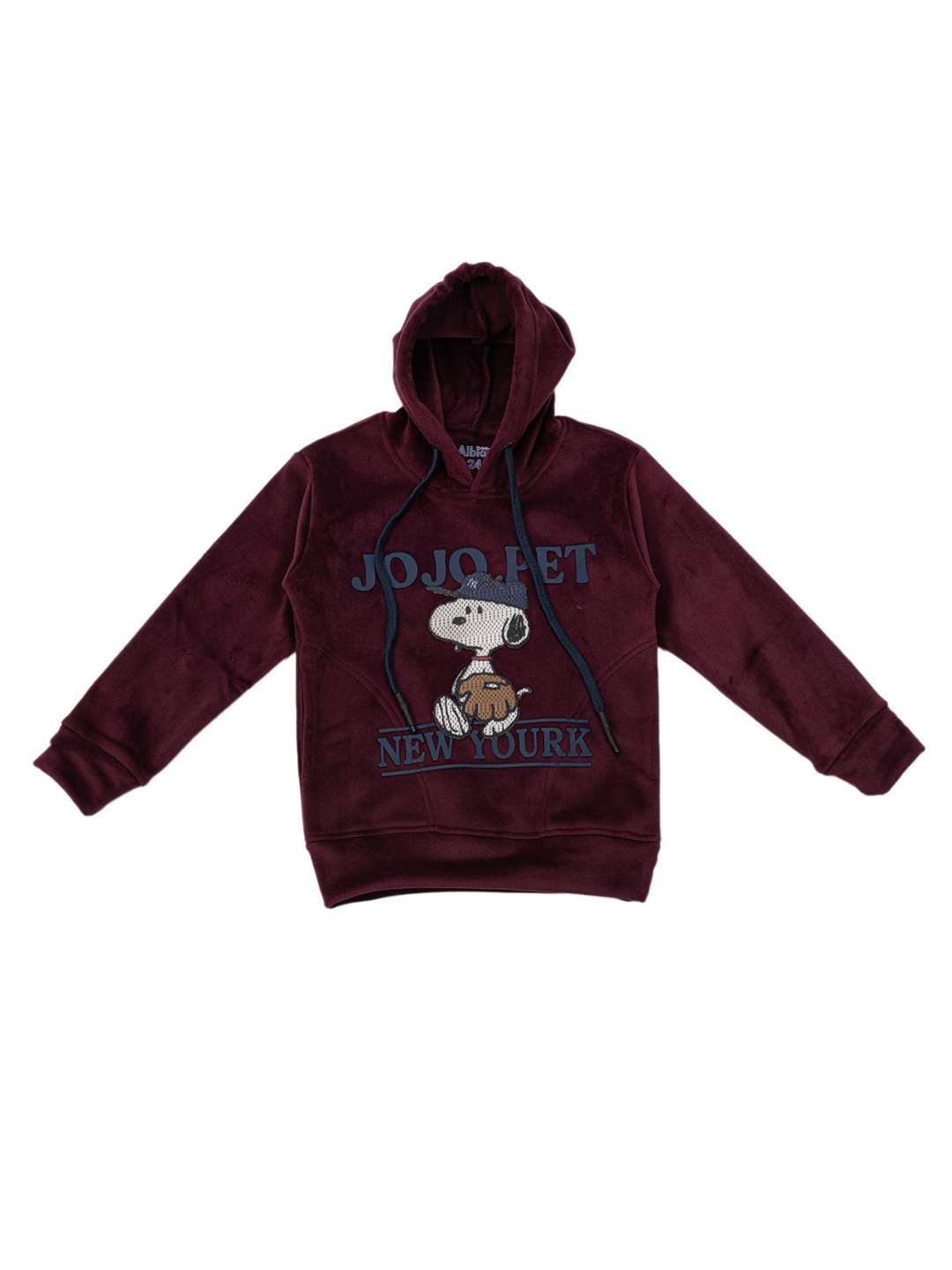 

Albion By CnM Boys Printed Hooded Pullover Sweatshirt, Maroon