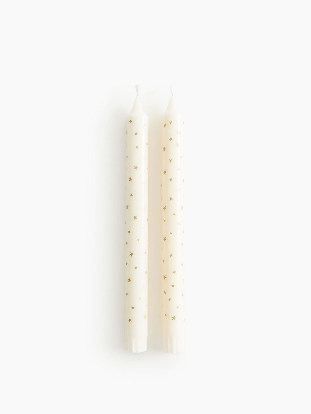 

H&M White 2-Pack Patterned Candles