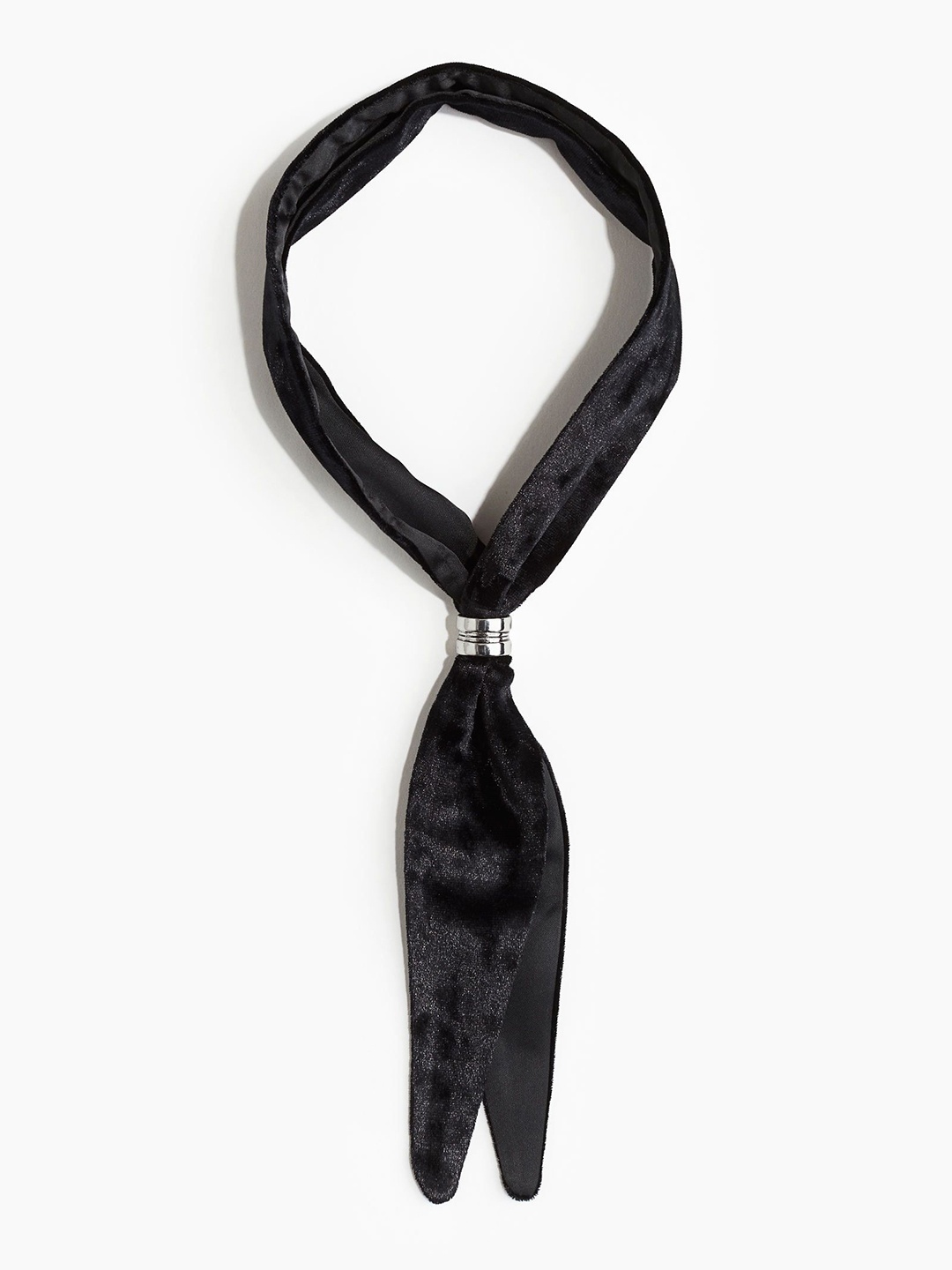 

H&M Men Ring Tie Neck Scarf, Black