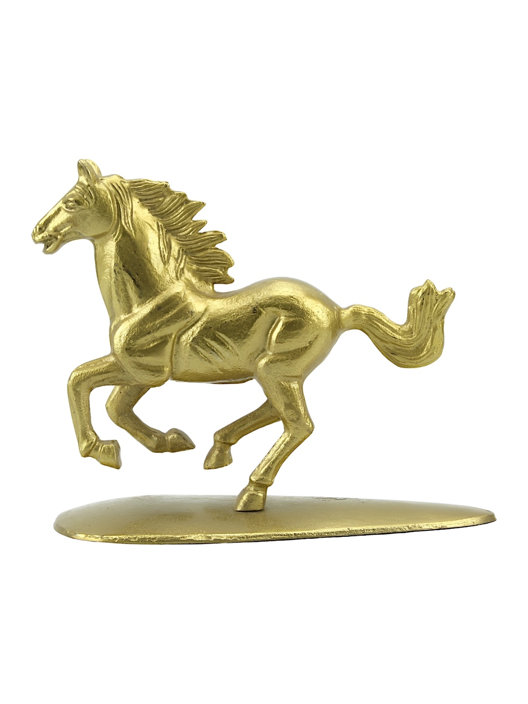 

Hind Decor Gold-Toned Metal Figurine Showpiece