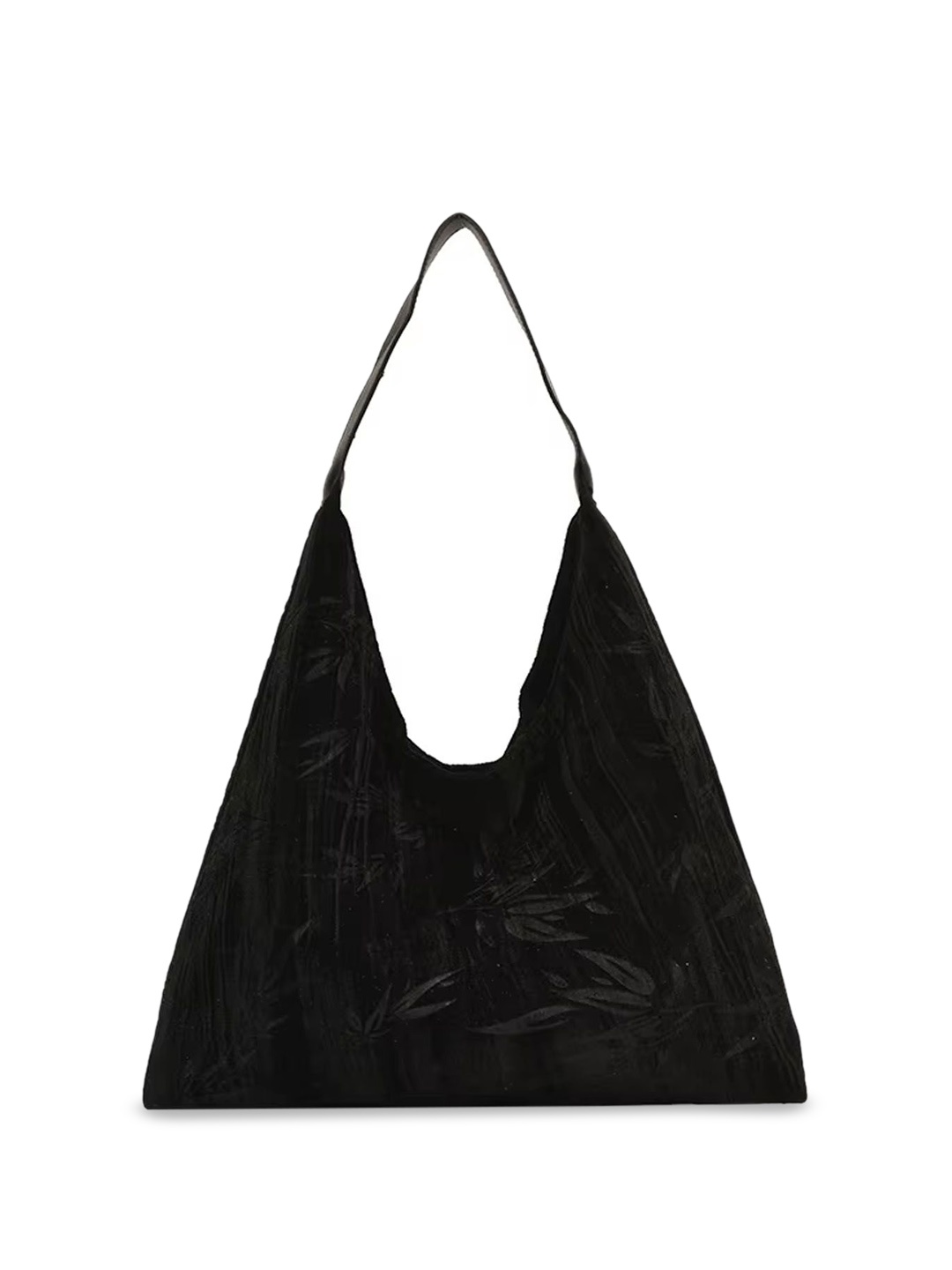 

StyleCast Black Structured Hobo Bag