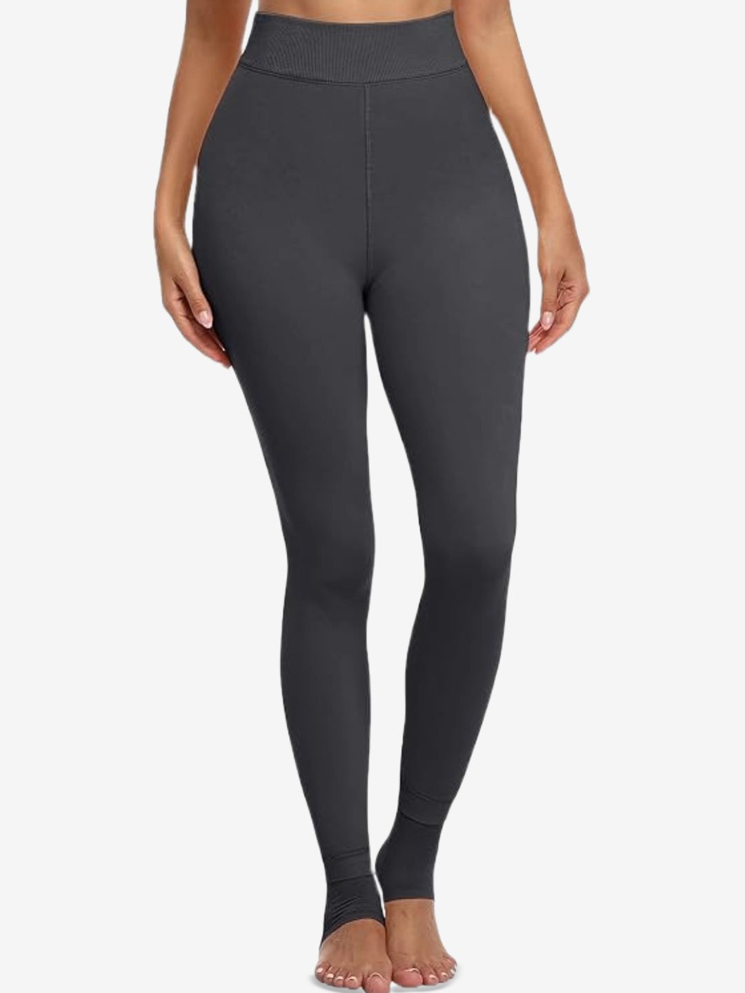

Lebami Women High Rise Stretchable Thermal Bottom, Grey