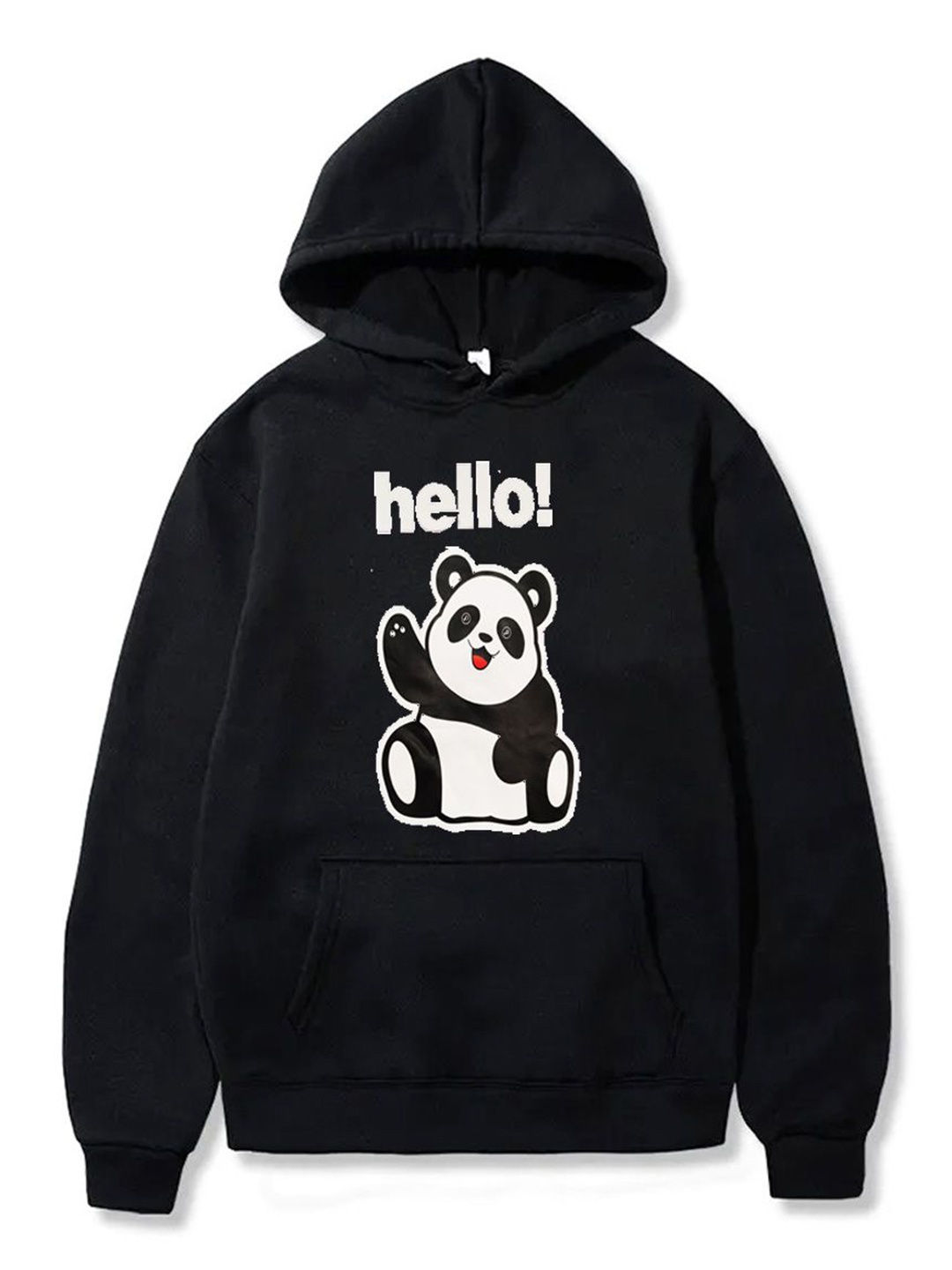 

BAESD Kids Graphic Printed Hooded Sweatshirt, Black