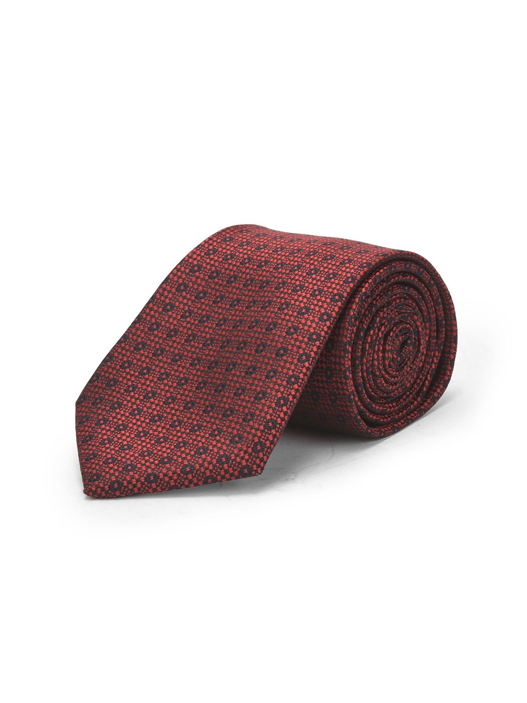 

Cazzano Men Woven Design Ascot Tie, Maroon