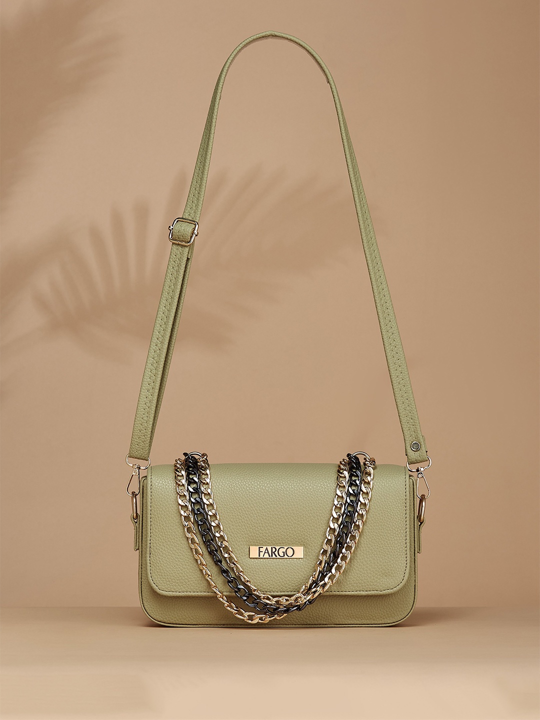 

FARGO PU Shopper Sling Bag, Green