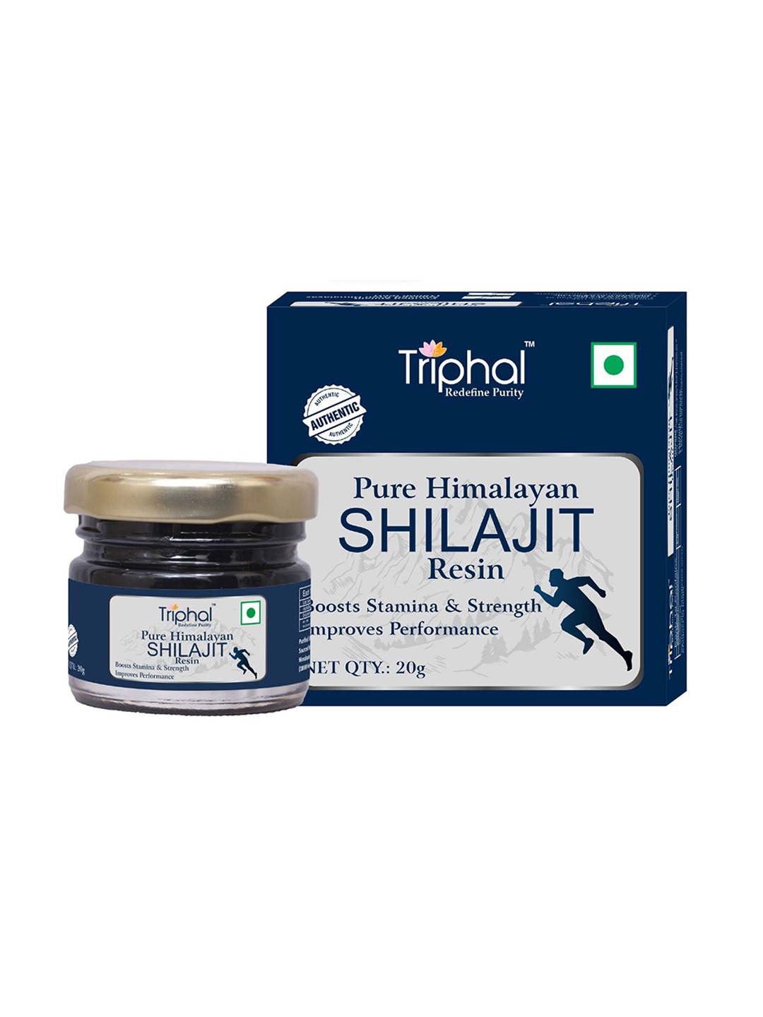 

Triphal Pure Himalayan Shilajit Resin - 20 g, Blue