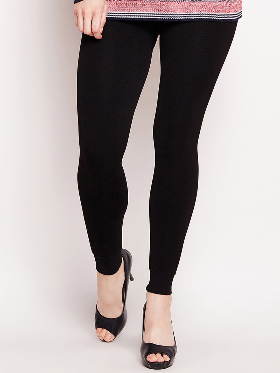 

Lebami Women High-Waist Thermal Bottoms, Black