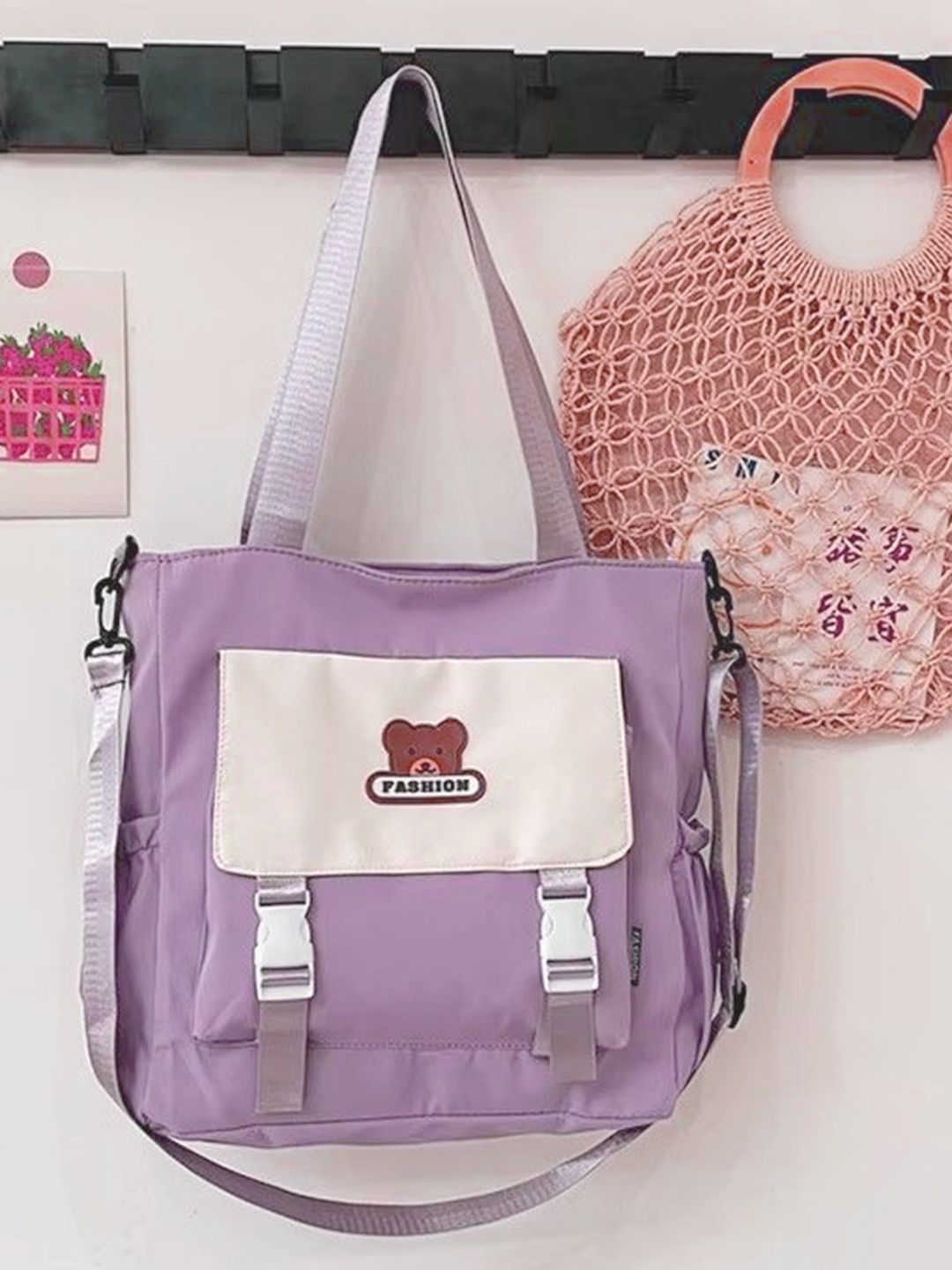 

StyleCast Shopper Handheld Bag with Quilted, Lavender