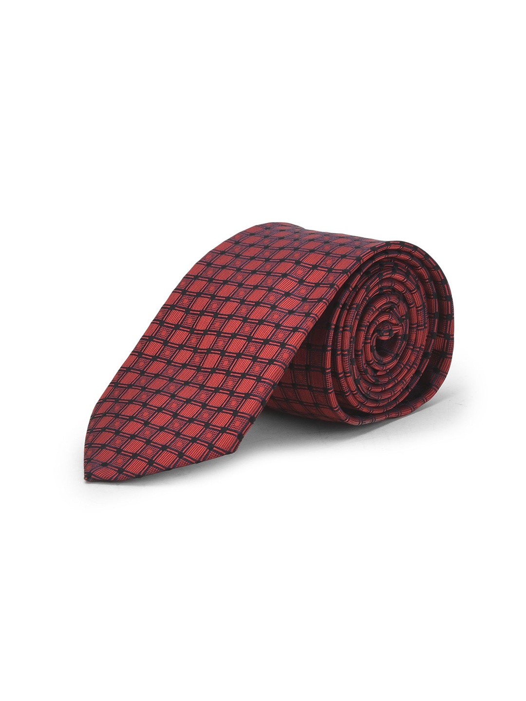 

Cazzano Men Woven Design Ascot Tie, Maroon