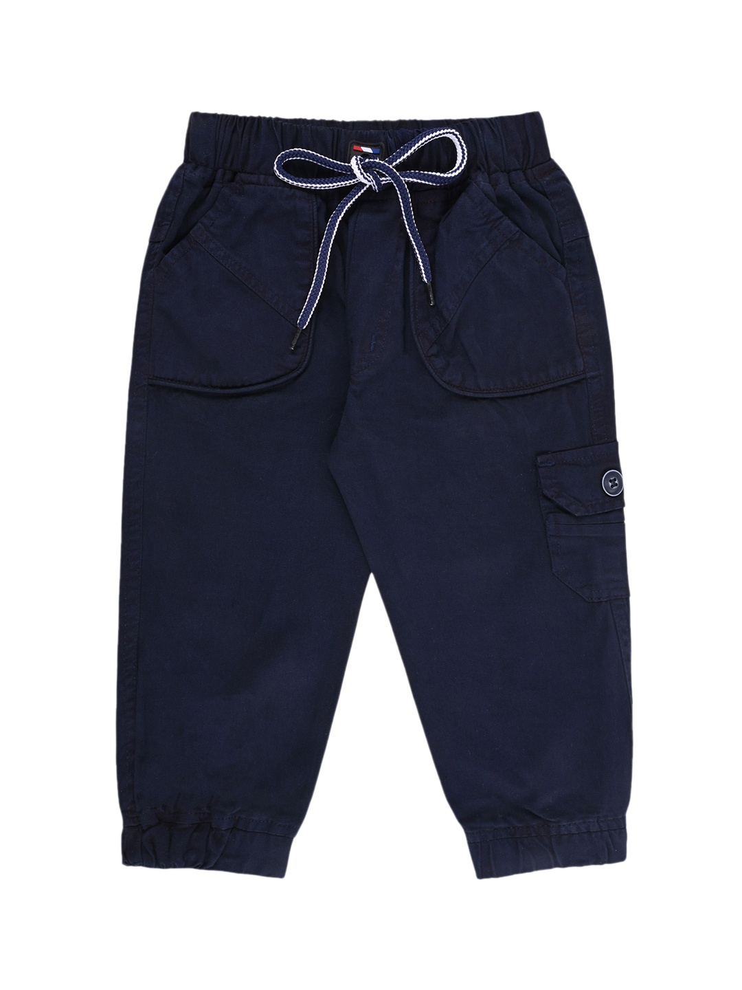 

Wish Karo Boys Cotton Mid Rise Regular Fit Jogger, Navy blue