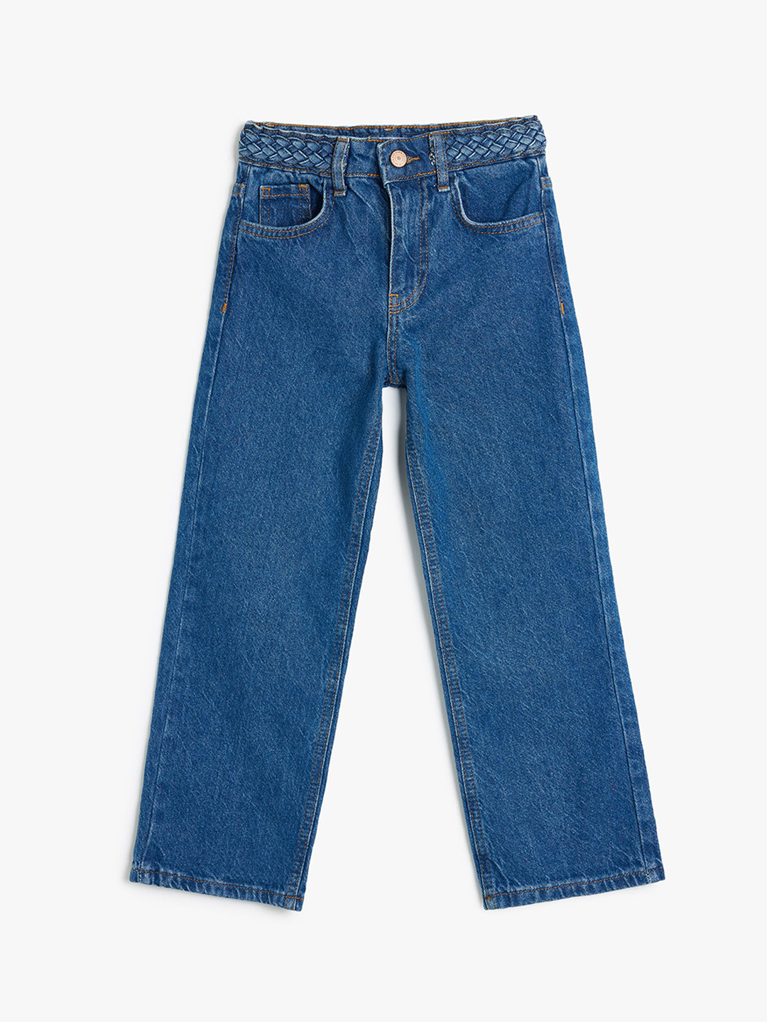

Koton Boys Cotton Regular Fit Mid-Rise Jeans, Blue
