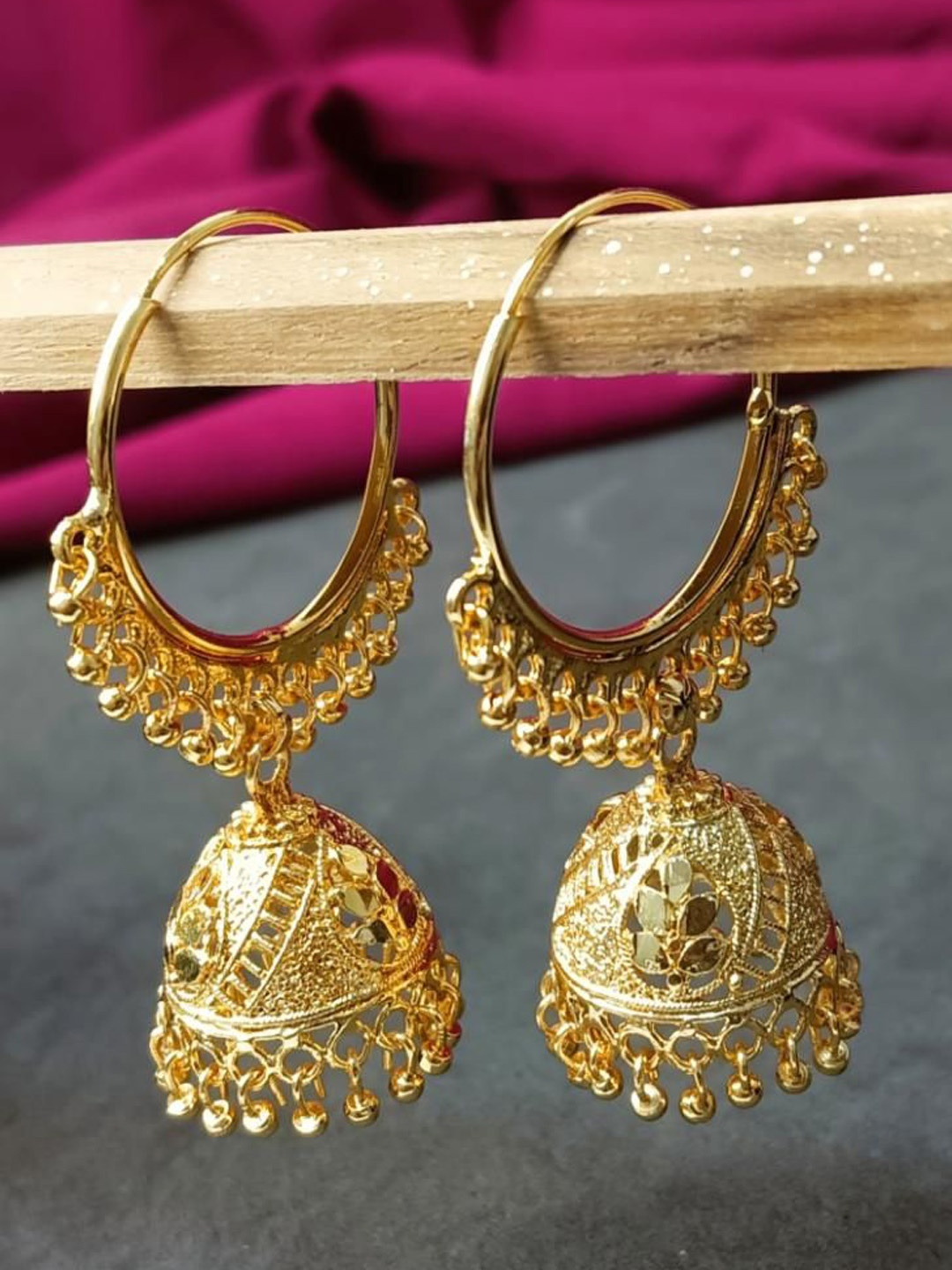 

Efulgenz Contemporary Hoop Earrings, Gold