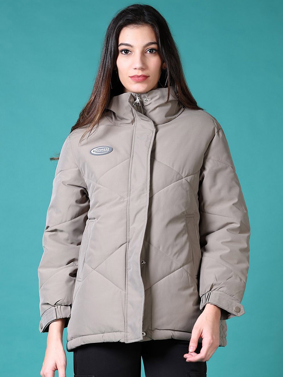 

V-Mart Women Padded Jacket, Grey