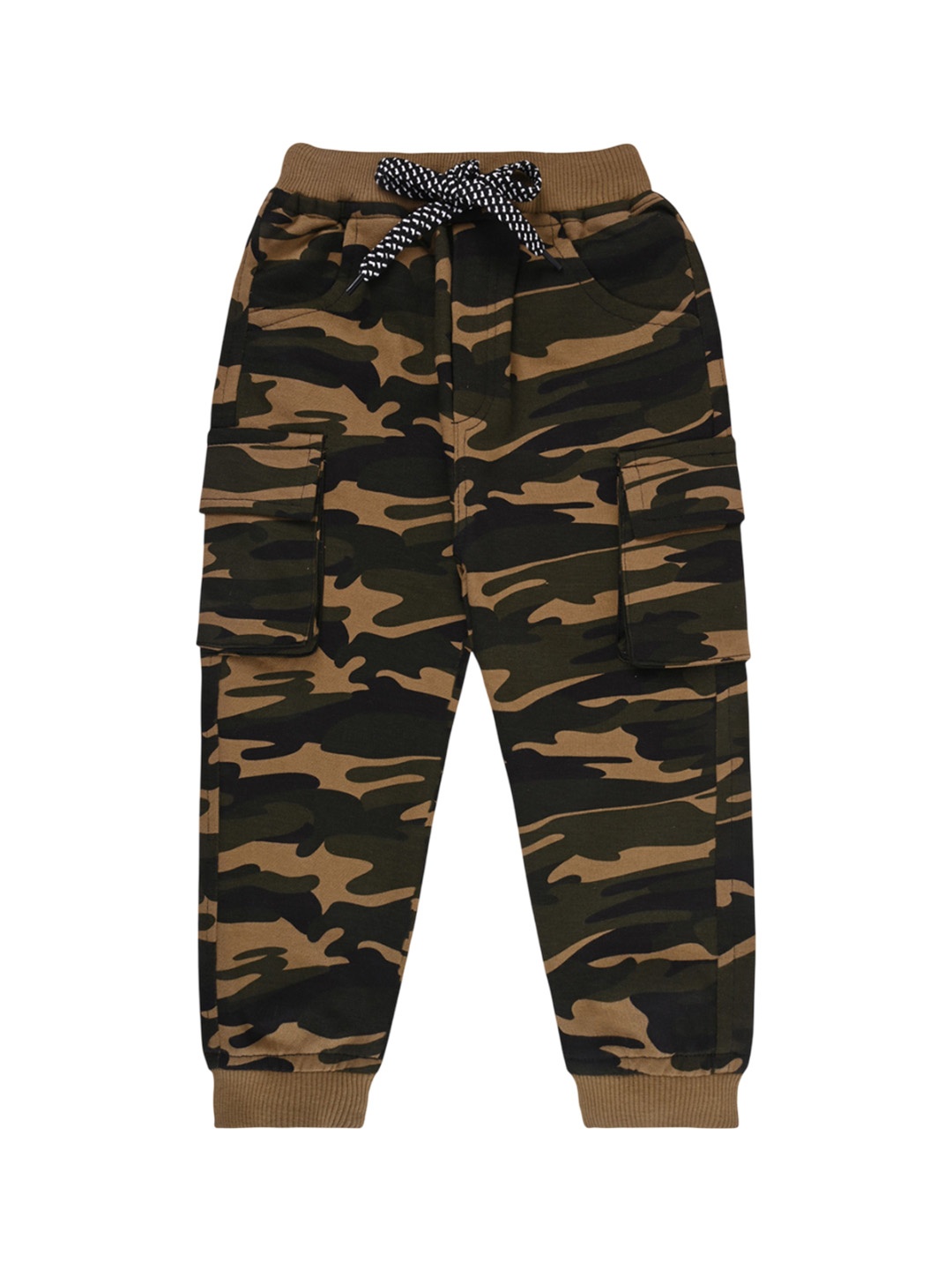

Wish Karo Boys Mid-Rise Cotton Jogger Jeans, Green