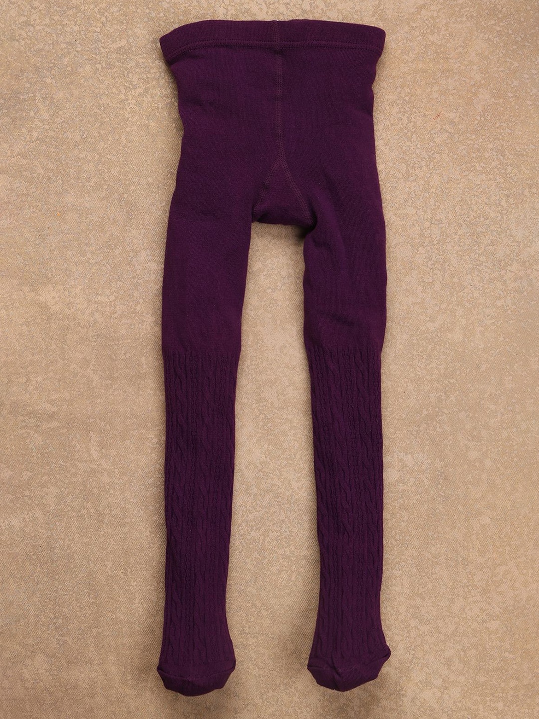 

One Friday Girls Patterned Stockings, Burgundy