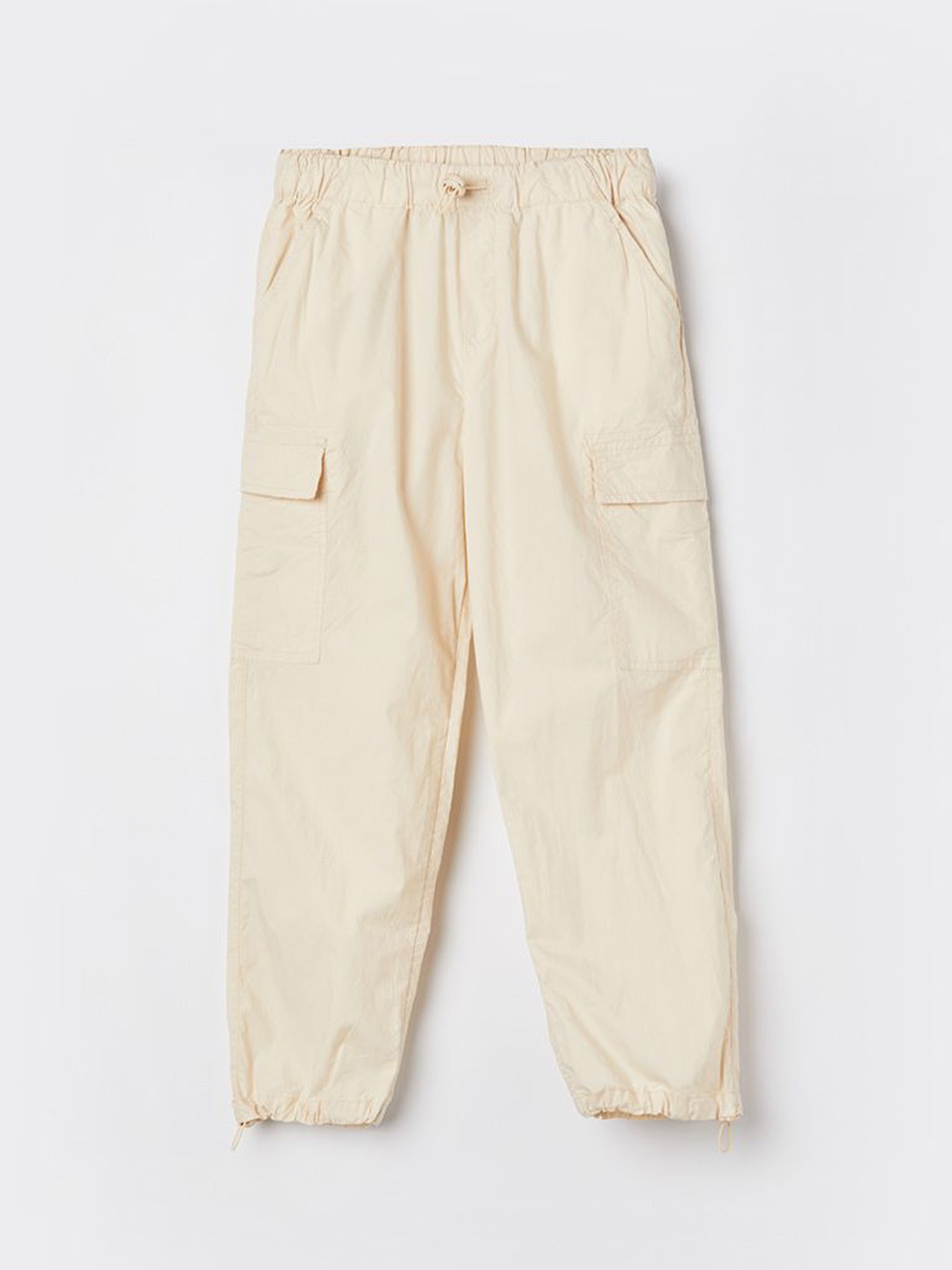 

Fame Forever by Lifestyle Boys Mid-Rise Cotton Joggers Trousers, Beige