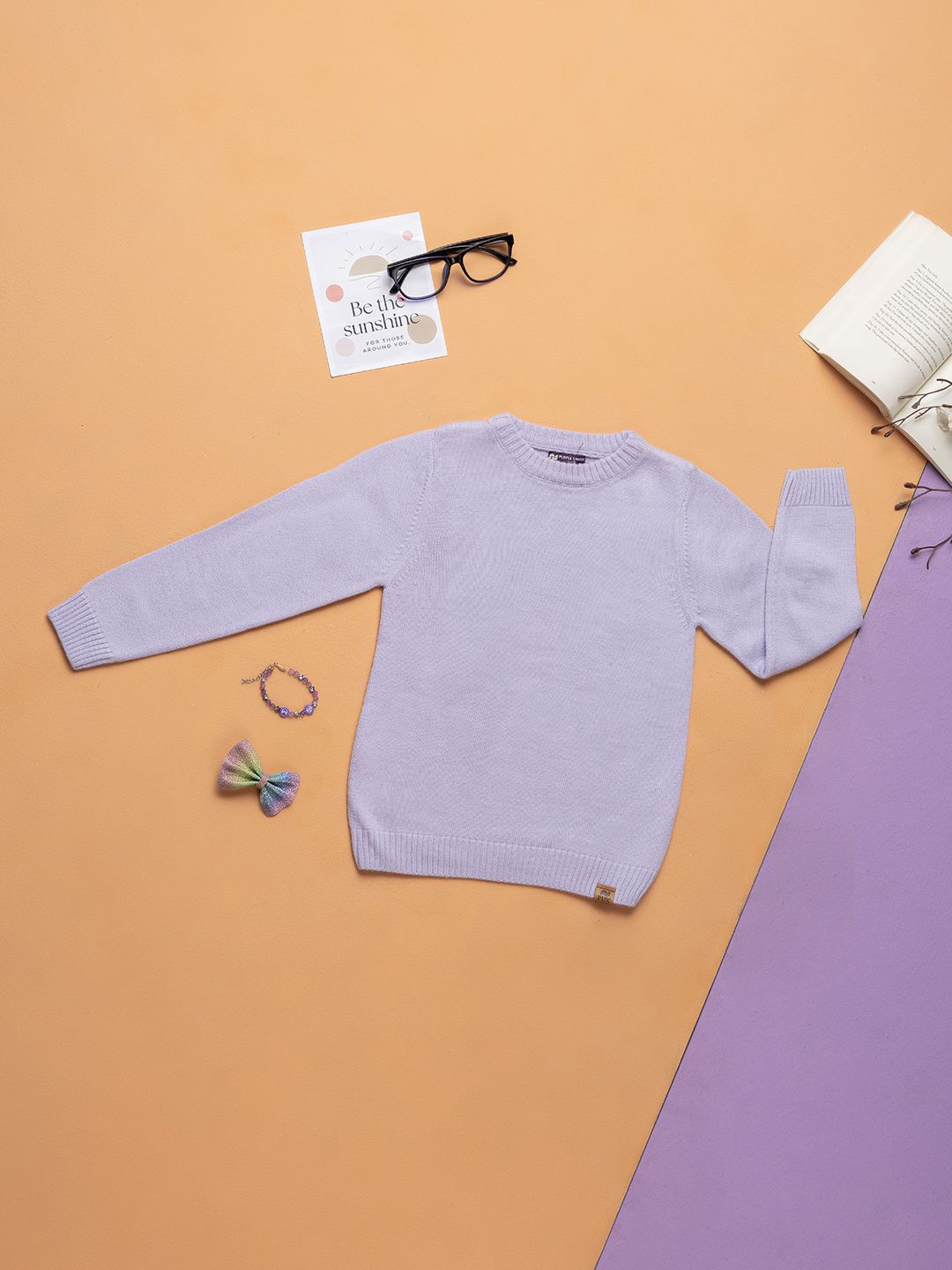 

Purple United Kids Unisex Sweater, Lavender