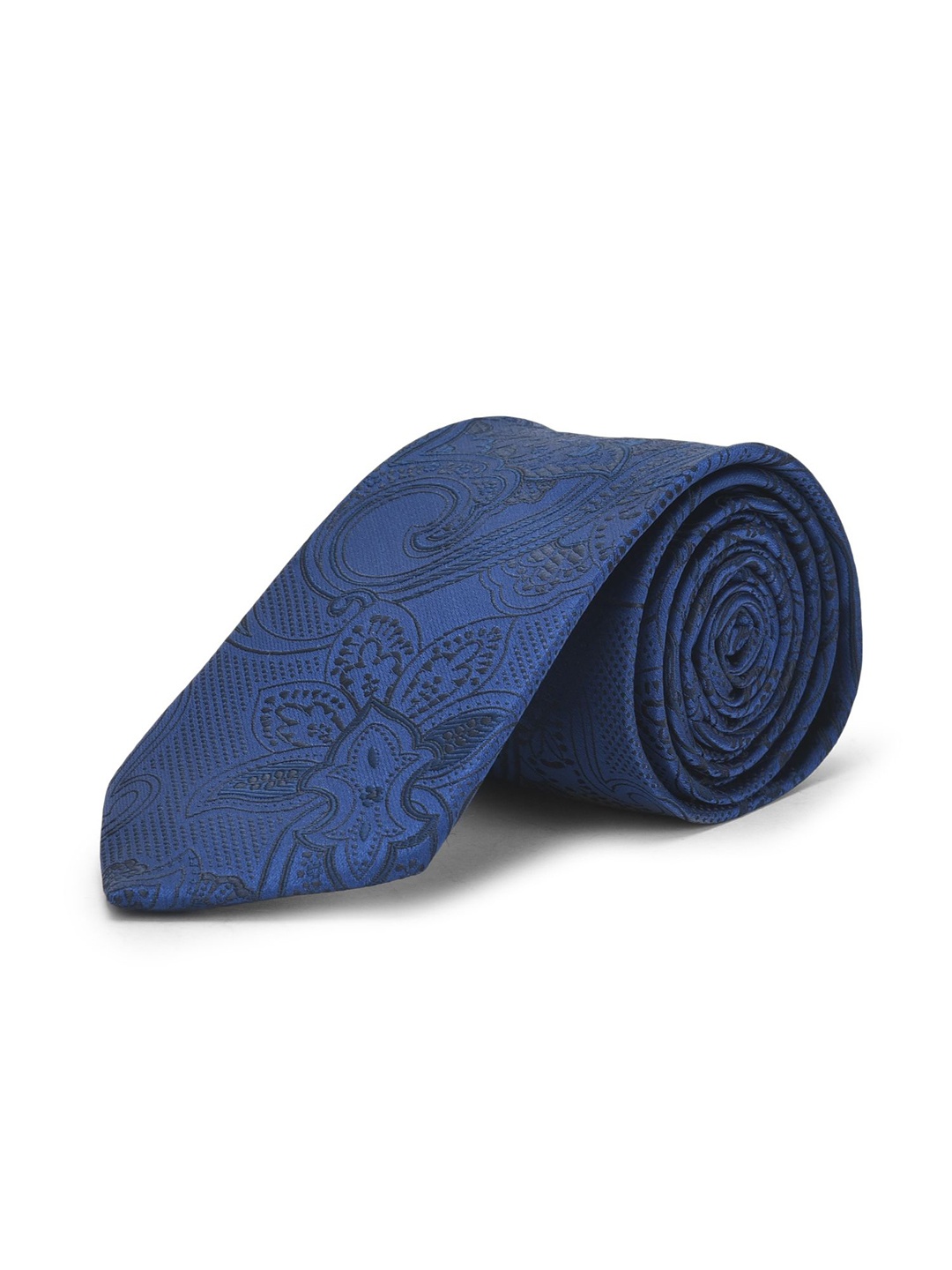 

Cazzano Men Printed Broad Tie, Blue