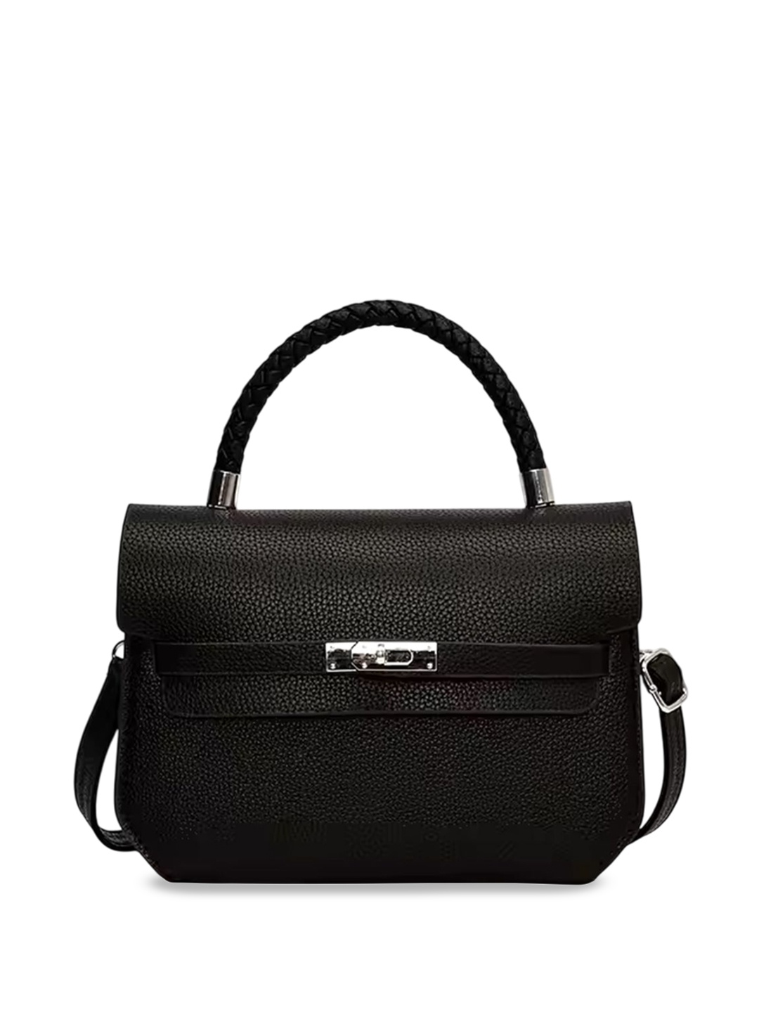 

StyleCast Black Structured Handheld Bag