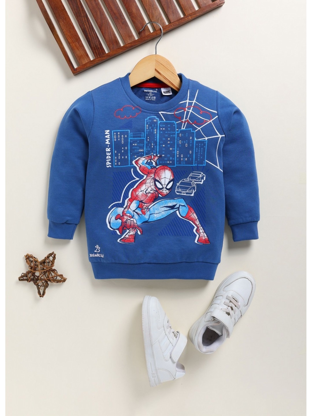 

Annie Boys Graphic Printed Regular Round Neck T-shirt, Blue