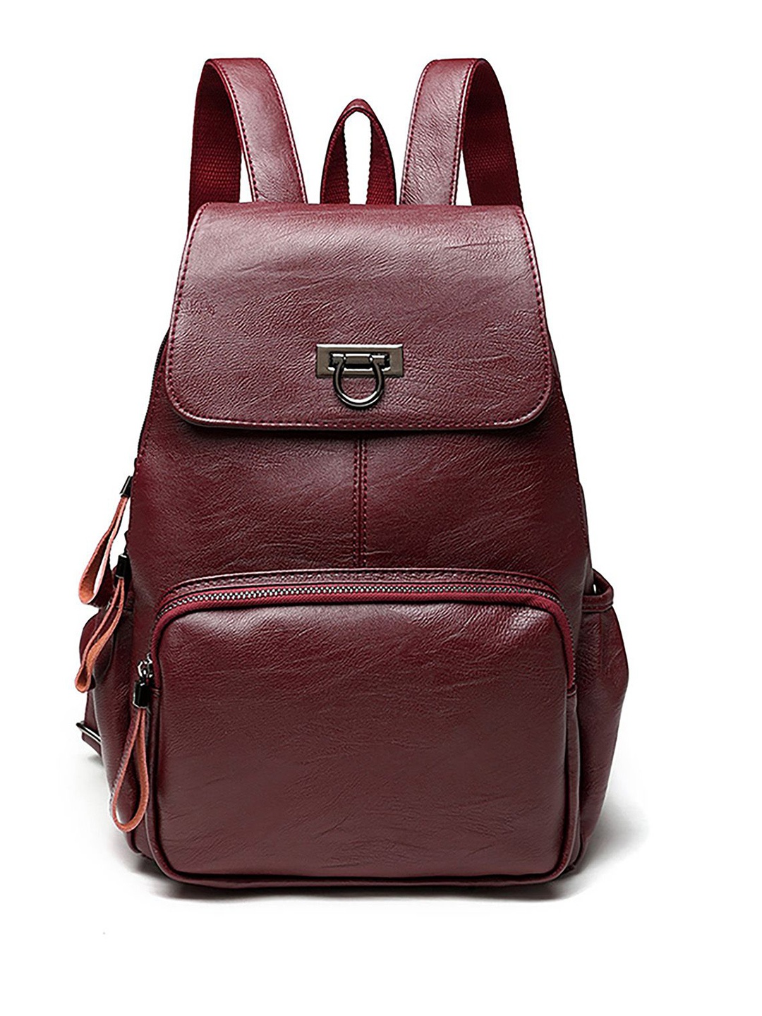 

RAVE Women Leather Medium Backpack, Maroon