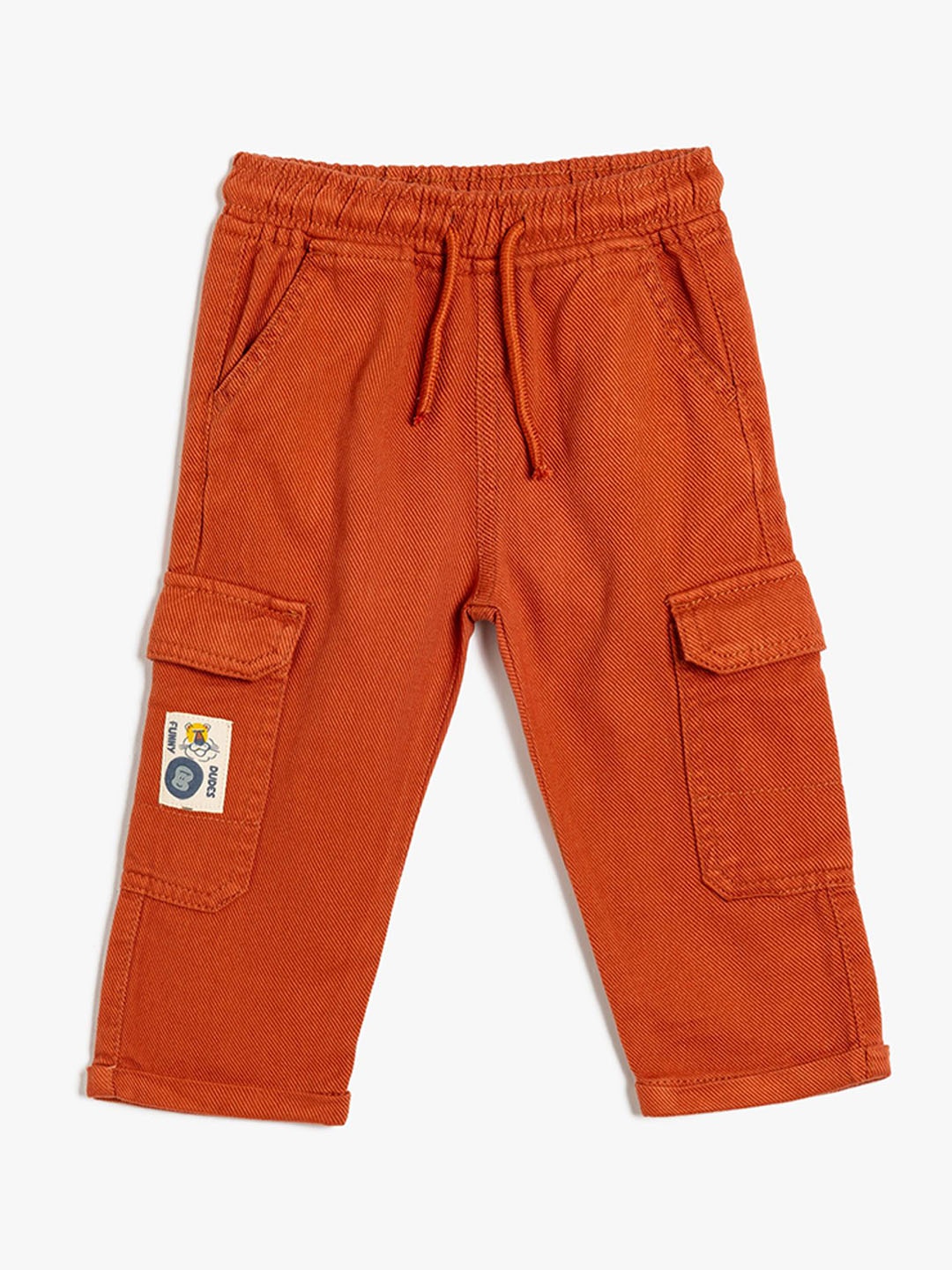 

Koton Boys Regular Fit Mid-Rise Cargos, Orange