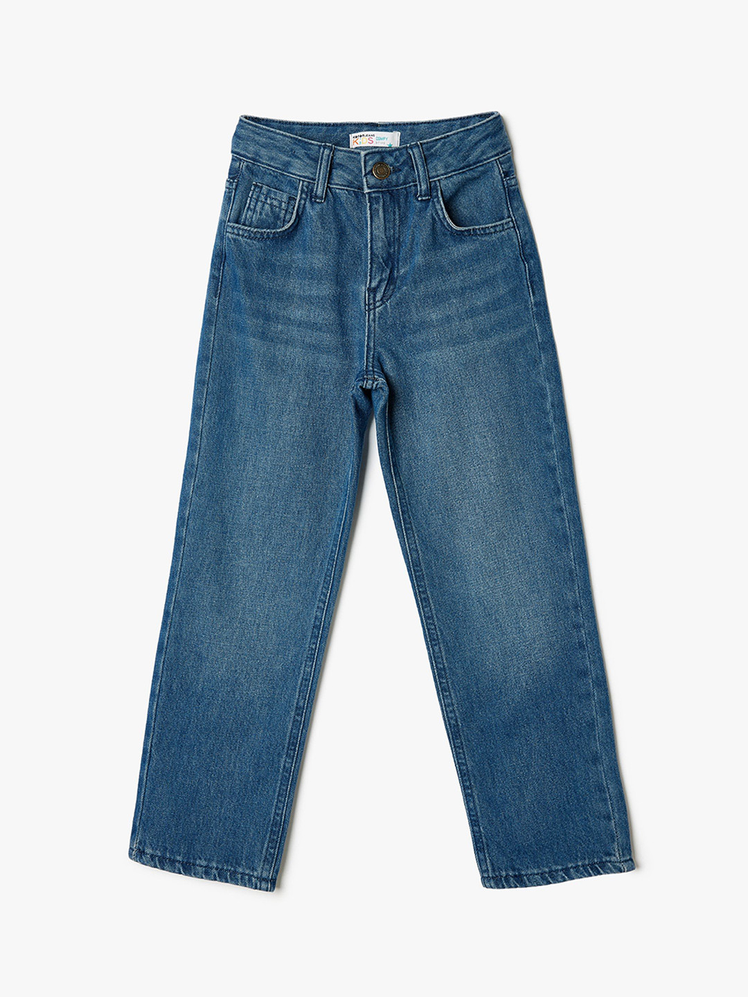 

Koton Girls Regular Fit Light Fade Jeans, Navy blue