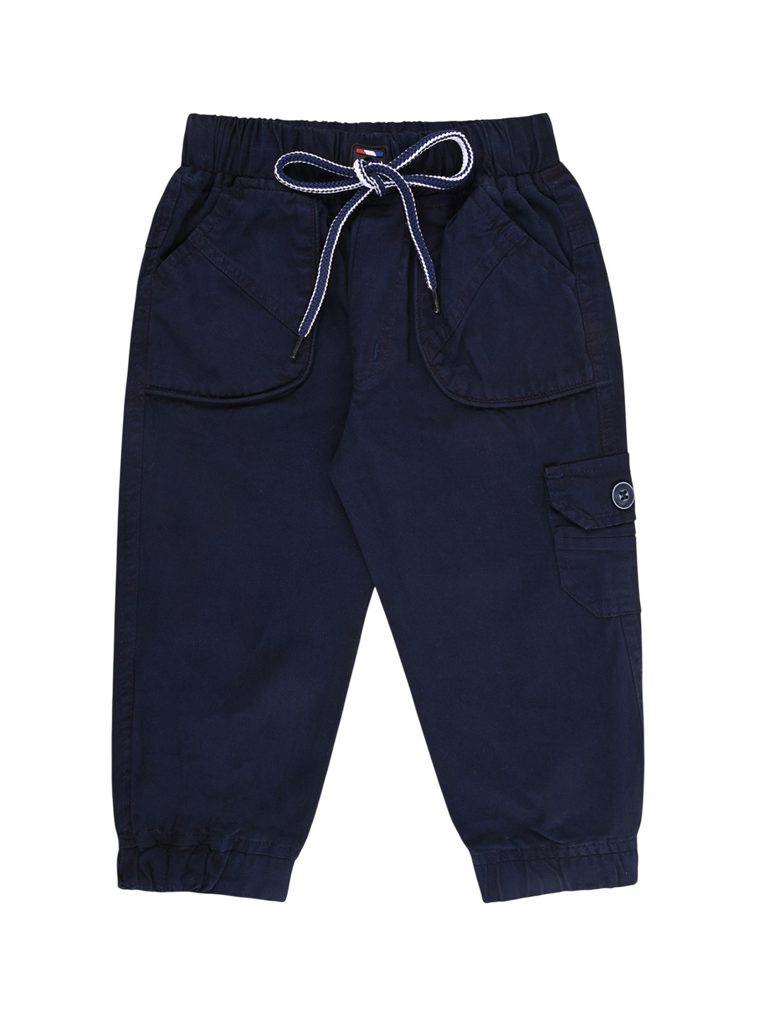 

Wish Karo Boys Mid Rise Regular Fit Jogger Cotton Jeans, Navy blue