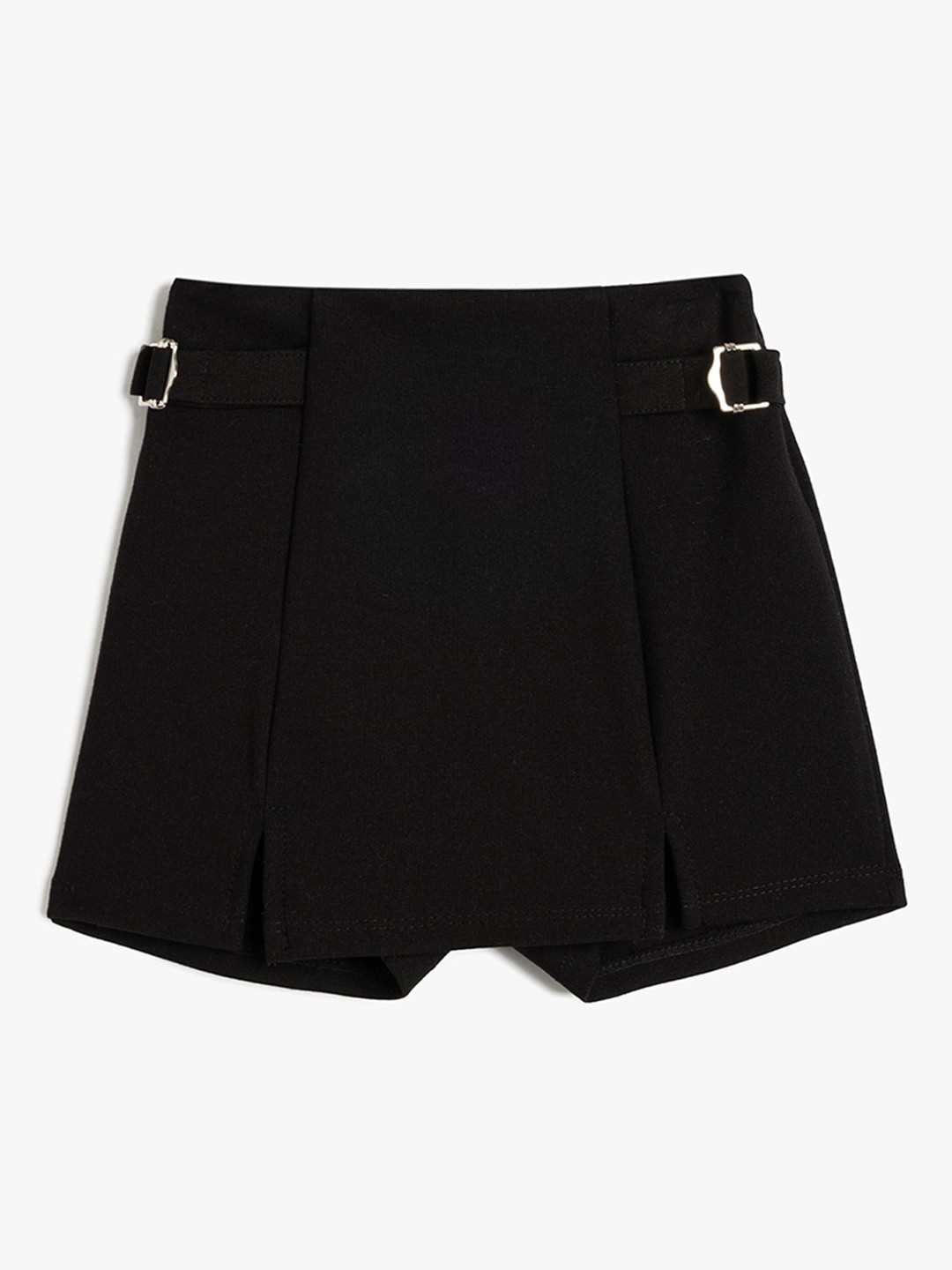 

Koton Girls Regular Mid-Rise Fit Shorts, Black