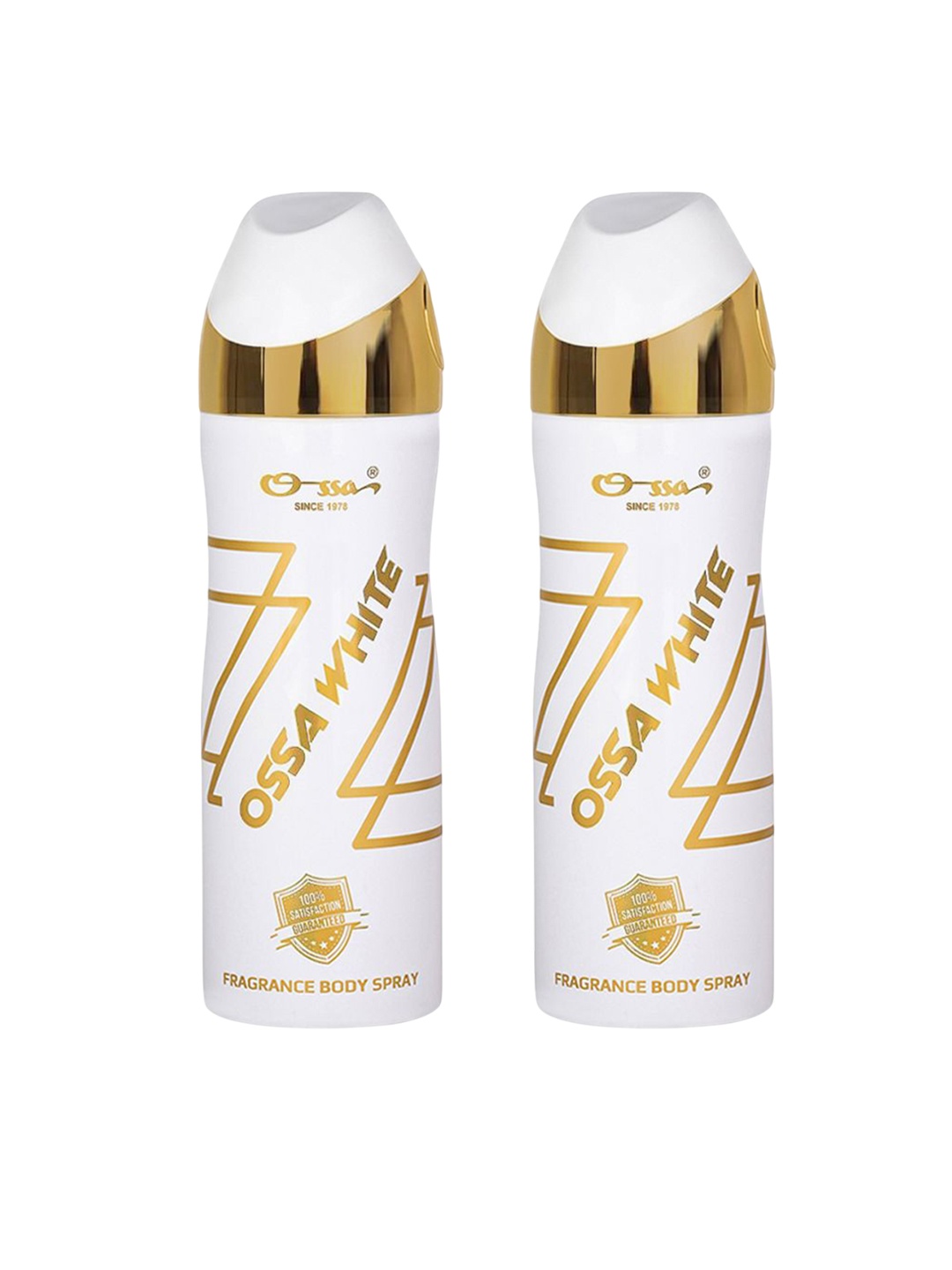 

Ossa White Set Of 2 Long Lasting Odour Control Body Spray Deodorant - 200 ml Each