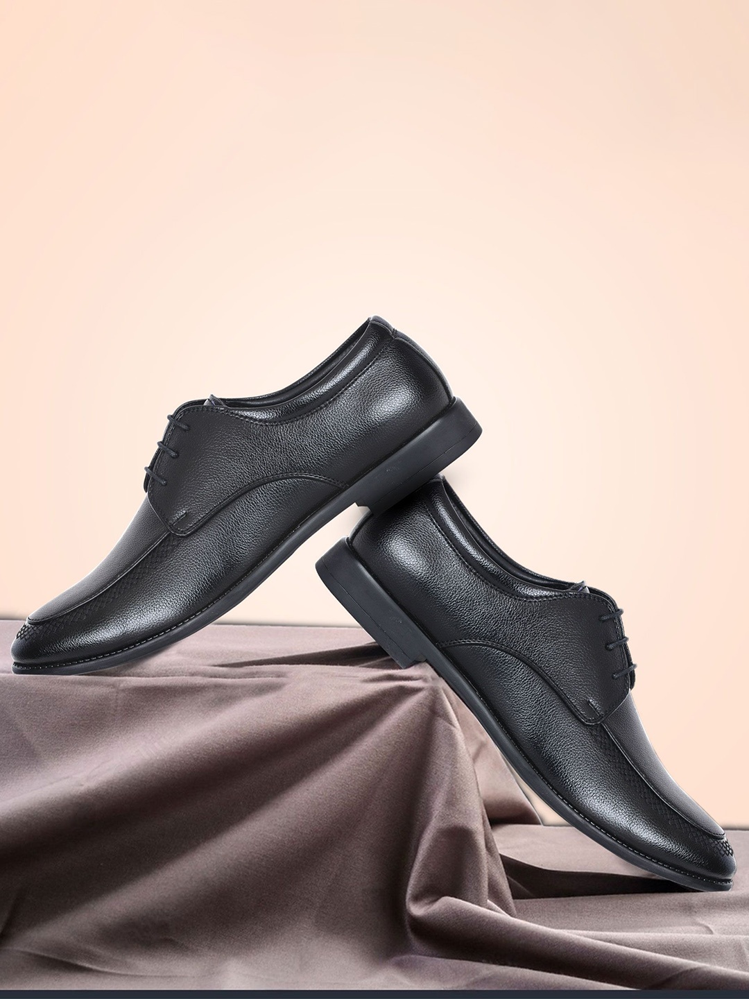 

OCIO Men Formal Derbys Shoes, Black