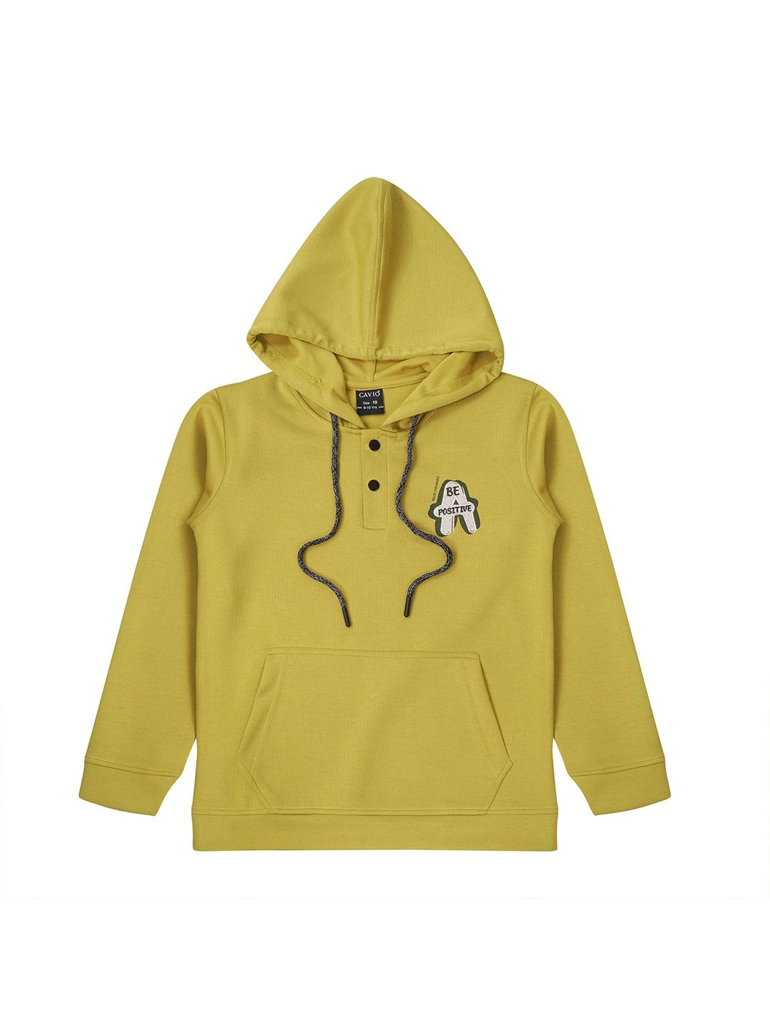 

CAVIO Boys Hooded Pullover Sweatshirt, Yellow