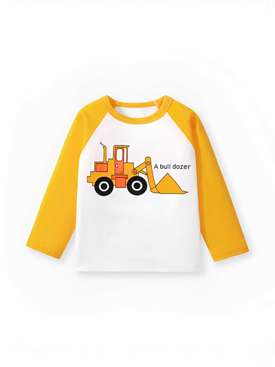 

LULU & SKY Boys Graphic Printed Round Neck Cotton T-shirt, White