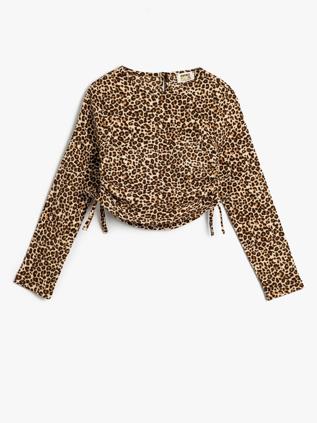 

Koton Girls Animal Printed Top, Beige