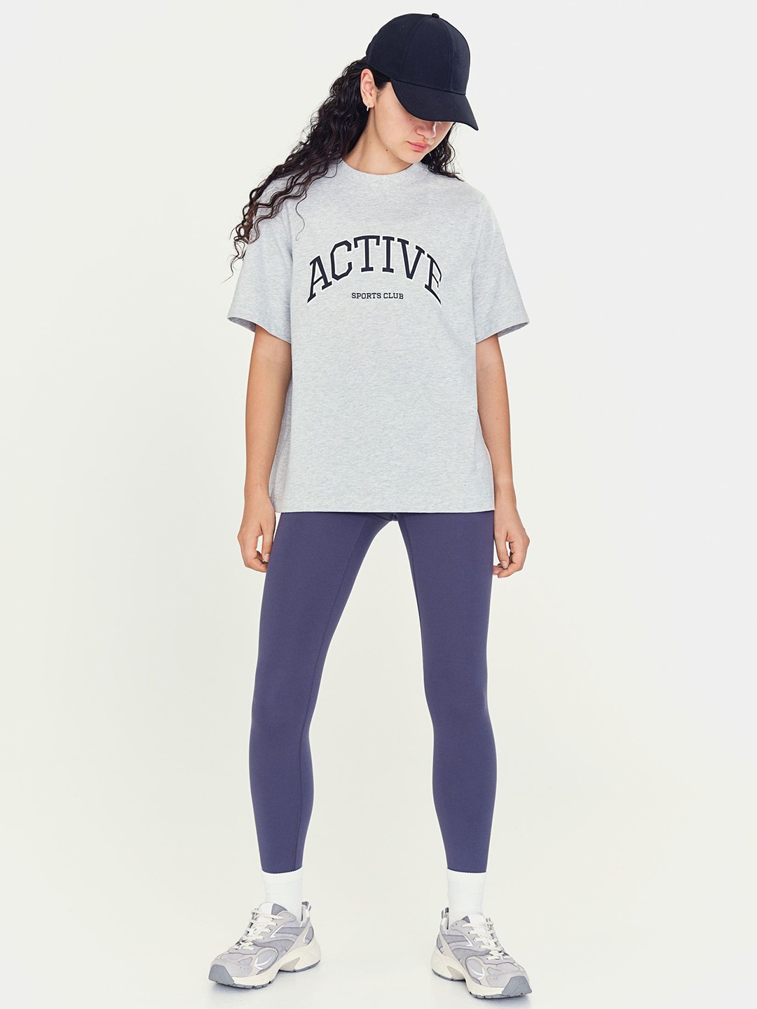 

H&M Sports Top In DryMove Tshirt, Grey