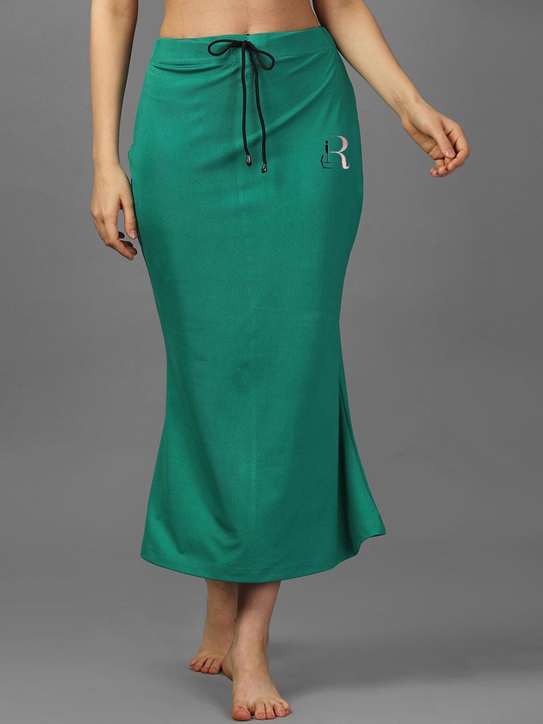 

IndianRang Women Mermaid Fit Stretchable Saree Shapewear, Green