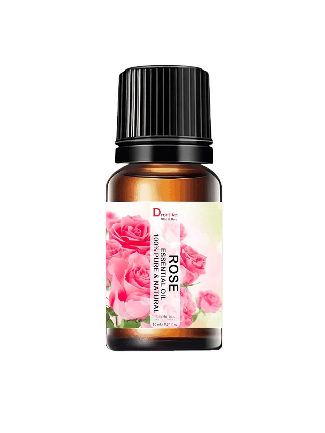 

DRONTIKA Pure & Natural Rose Essential Oil For Hydrating & Soft Skin - 10 ml, White