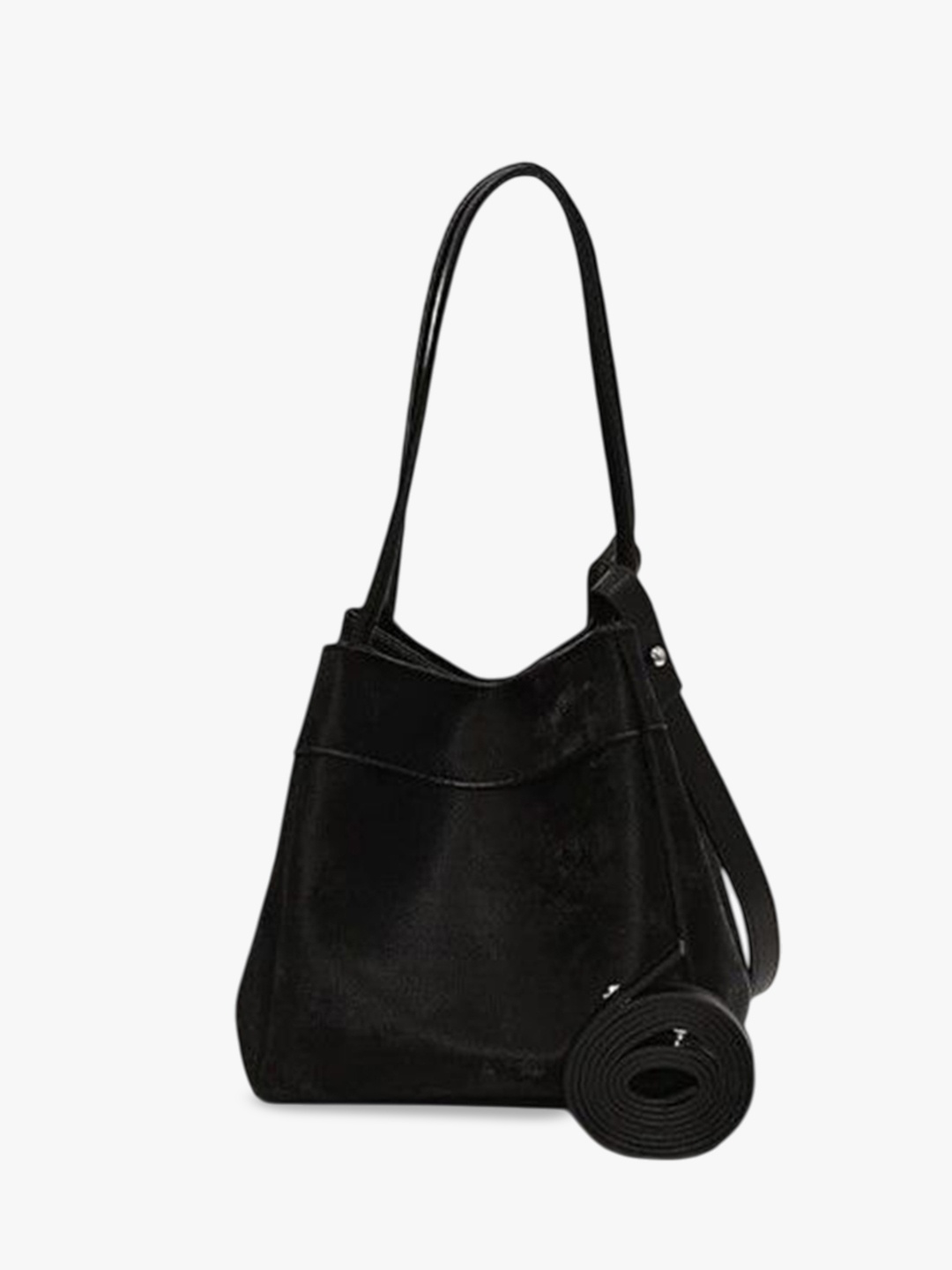 

StyleCast Textured Bucket Handheld Bag, Black