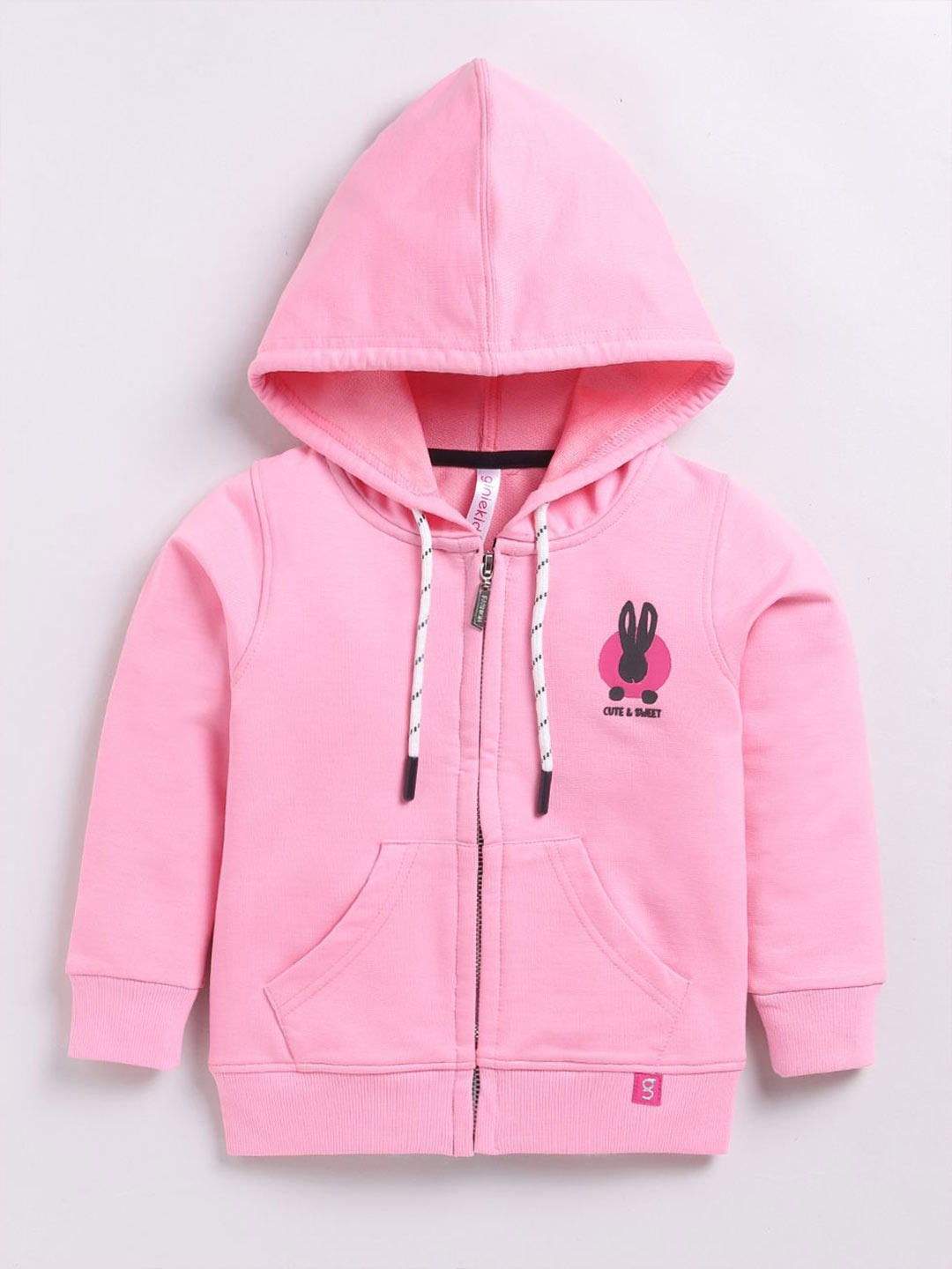 

Ginie Girls Hooded Sweatshirt, Pink