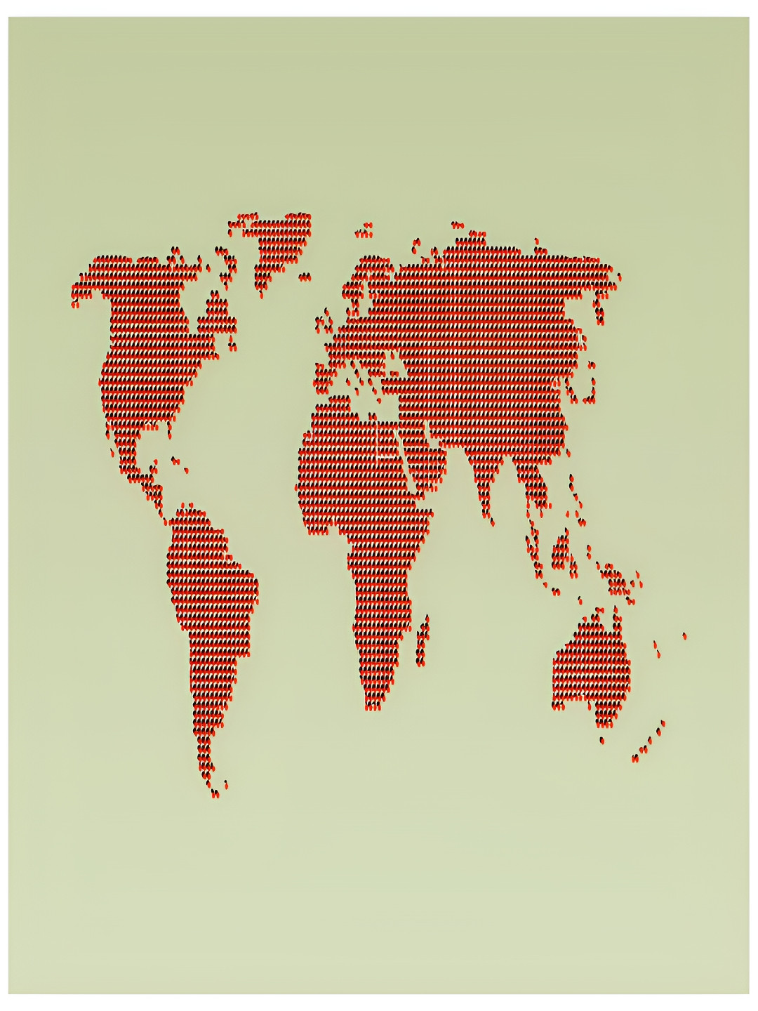 

Inephos Beige & Orange-Coloured Map Paper Decals and Stickers