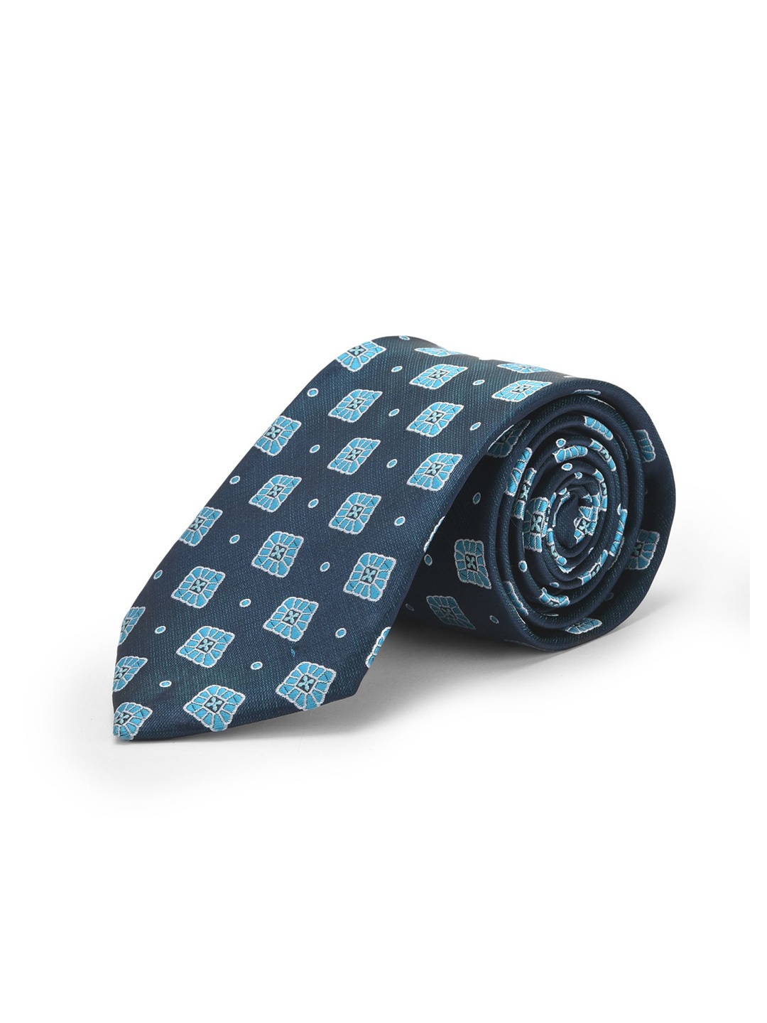 

Cazzano Men Printed Broad Tie, Blue